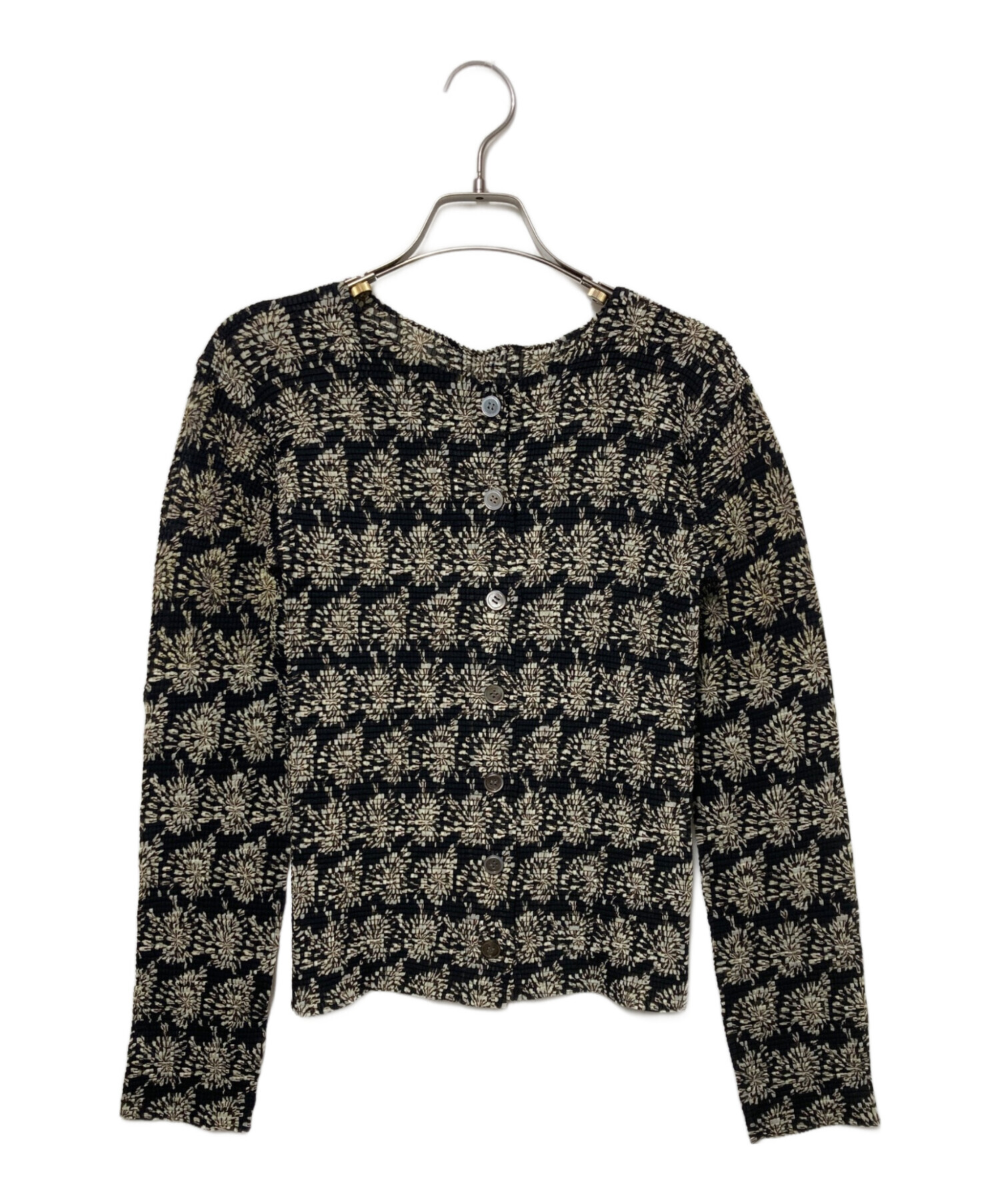 中古・古着通販】ISSEY MIYAKE (イッセイミヤケ) 花柄プリーツ