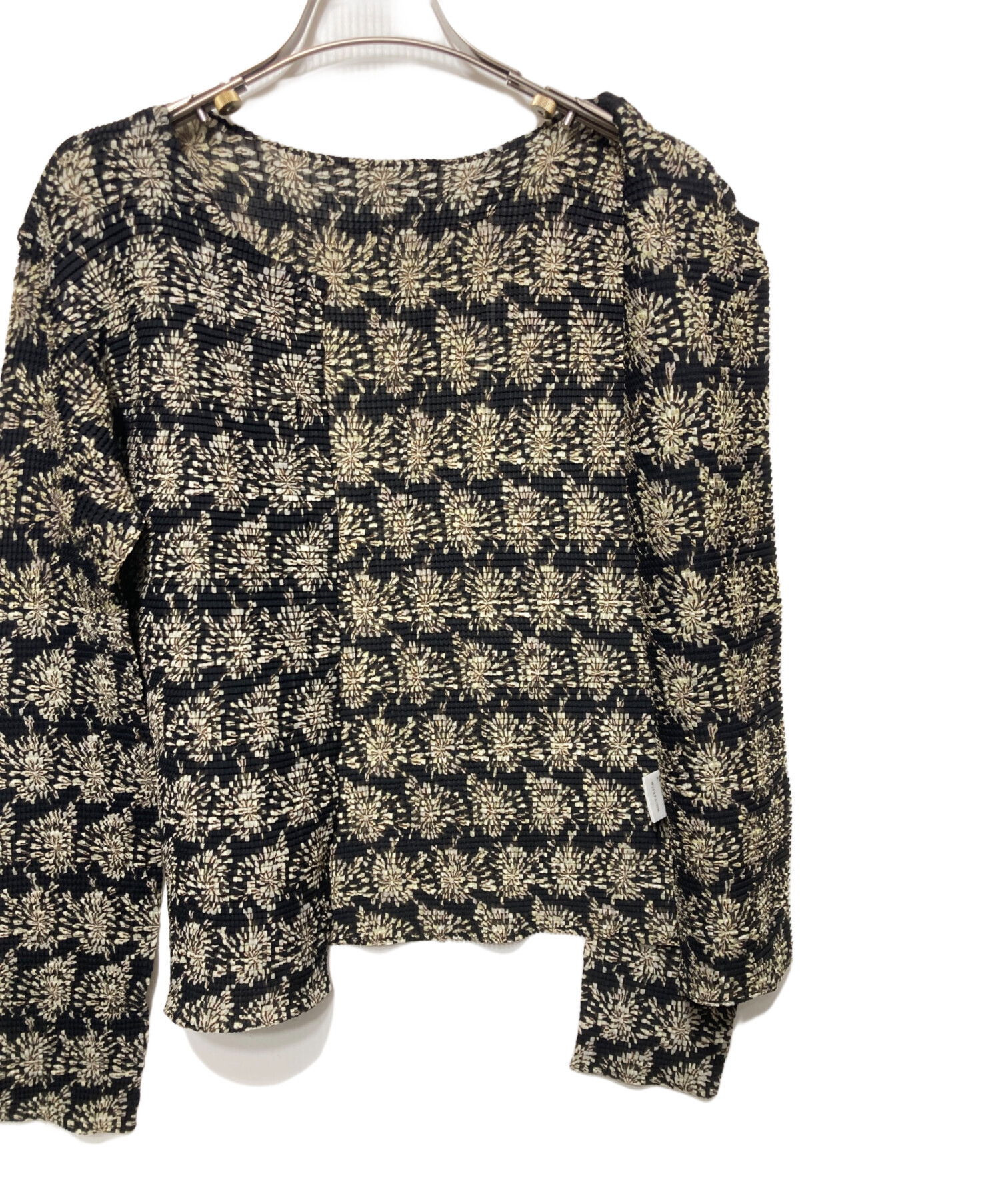 中古・古着通販】ISSEY MIYAKE (イッセイミヤケ) 花柄プリーツ