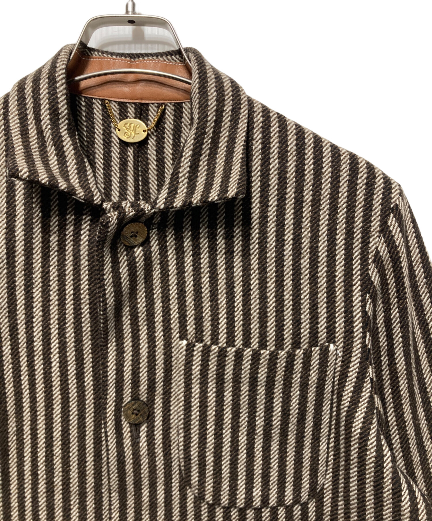 中古・古着通販】SUNSEA (サンシー) CAFFE MOCHA JACKET ブラウン