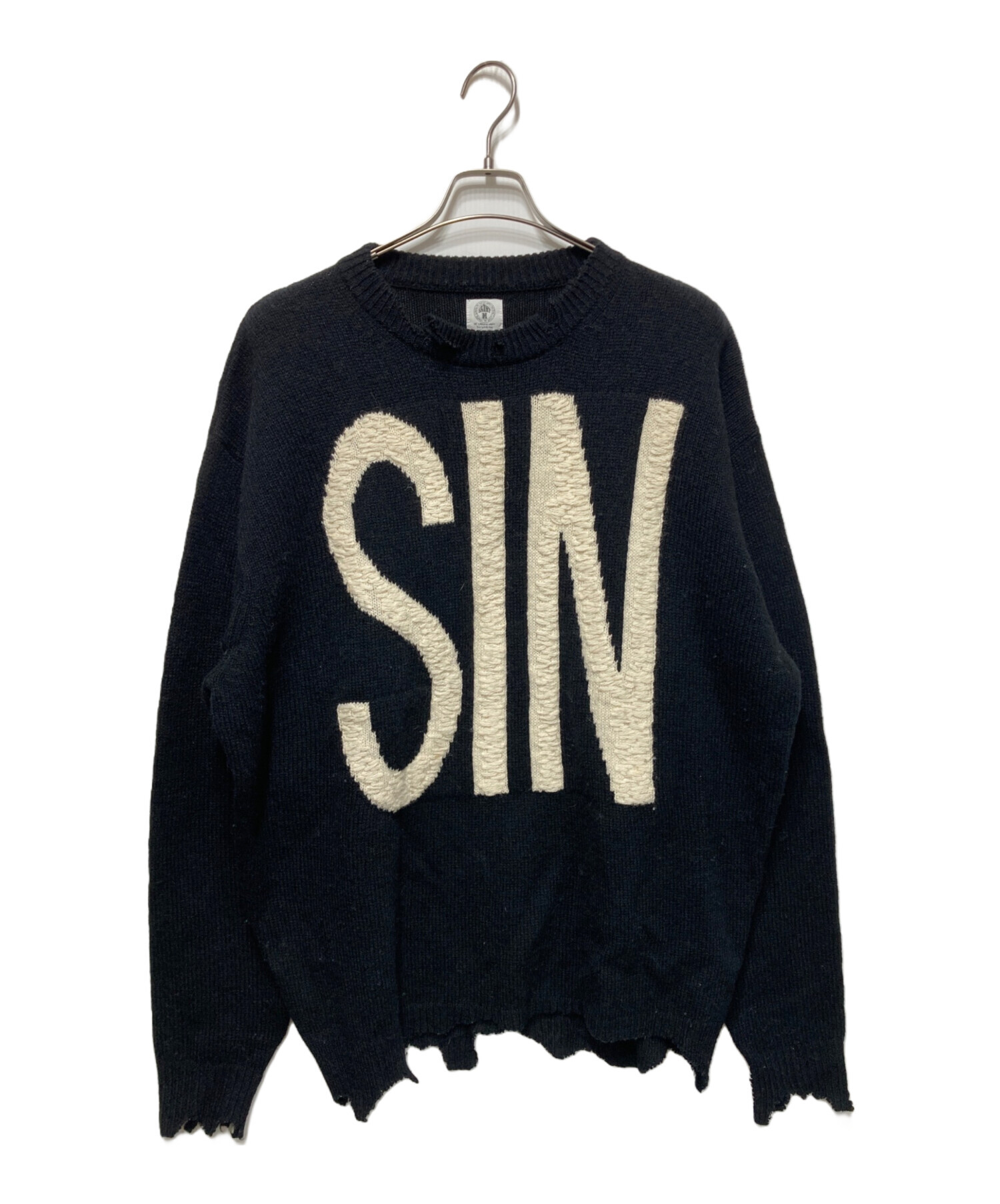 中古・古着通販】SAINT MICHAEL (セントマイケル) WOOL SWTER SIN 