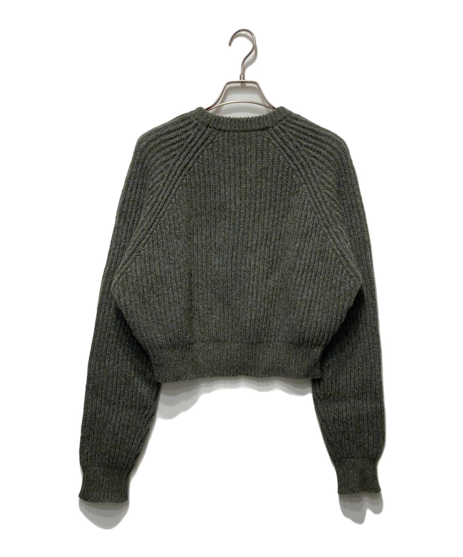 中古・古着通販】CristaSeya (クリスタセヤ) CAMEL RIBBED RAGLAN 
