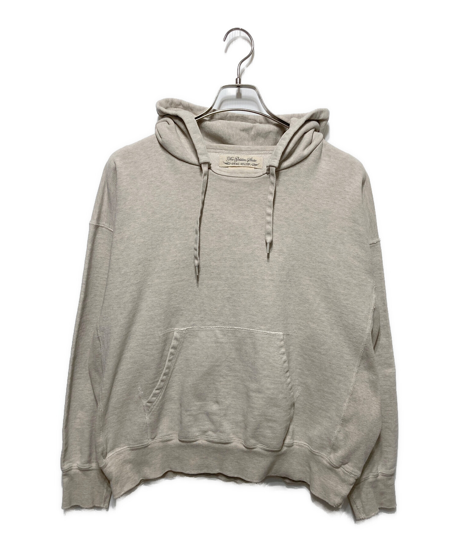 中古・古着通販】REMI RELIEF (レミレリーフ) 後付けパーカー グレー