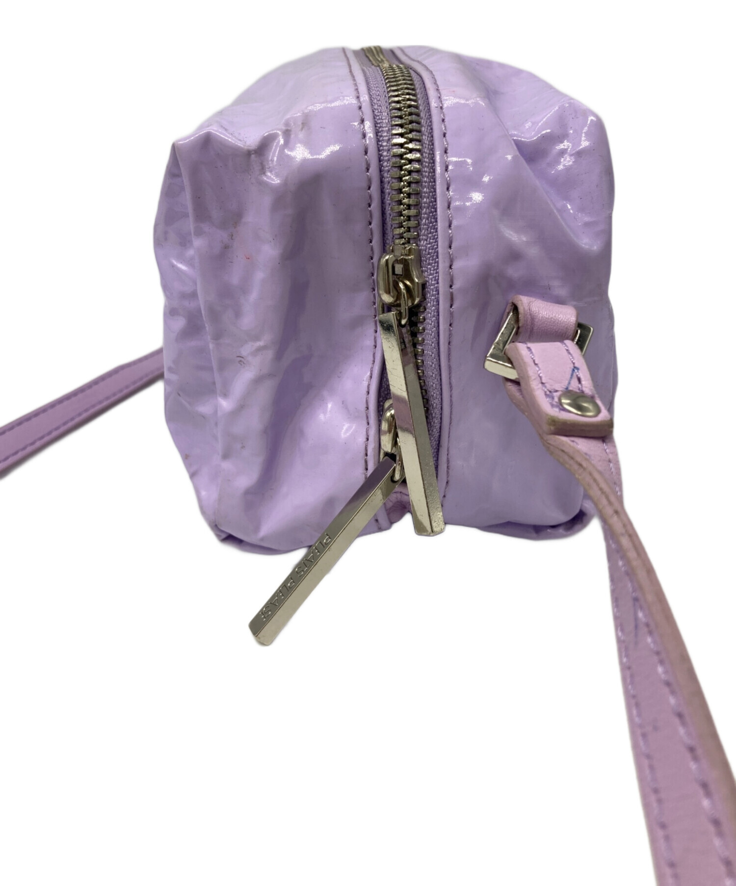 PLEATS PLEASE フラットサークル パープル ３ プリーツプリーズ 中古・古着通販】PLEATS PLEASE (プリーツプリーズ) ショルダーバッグ