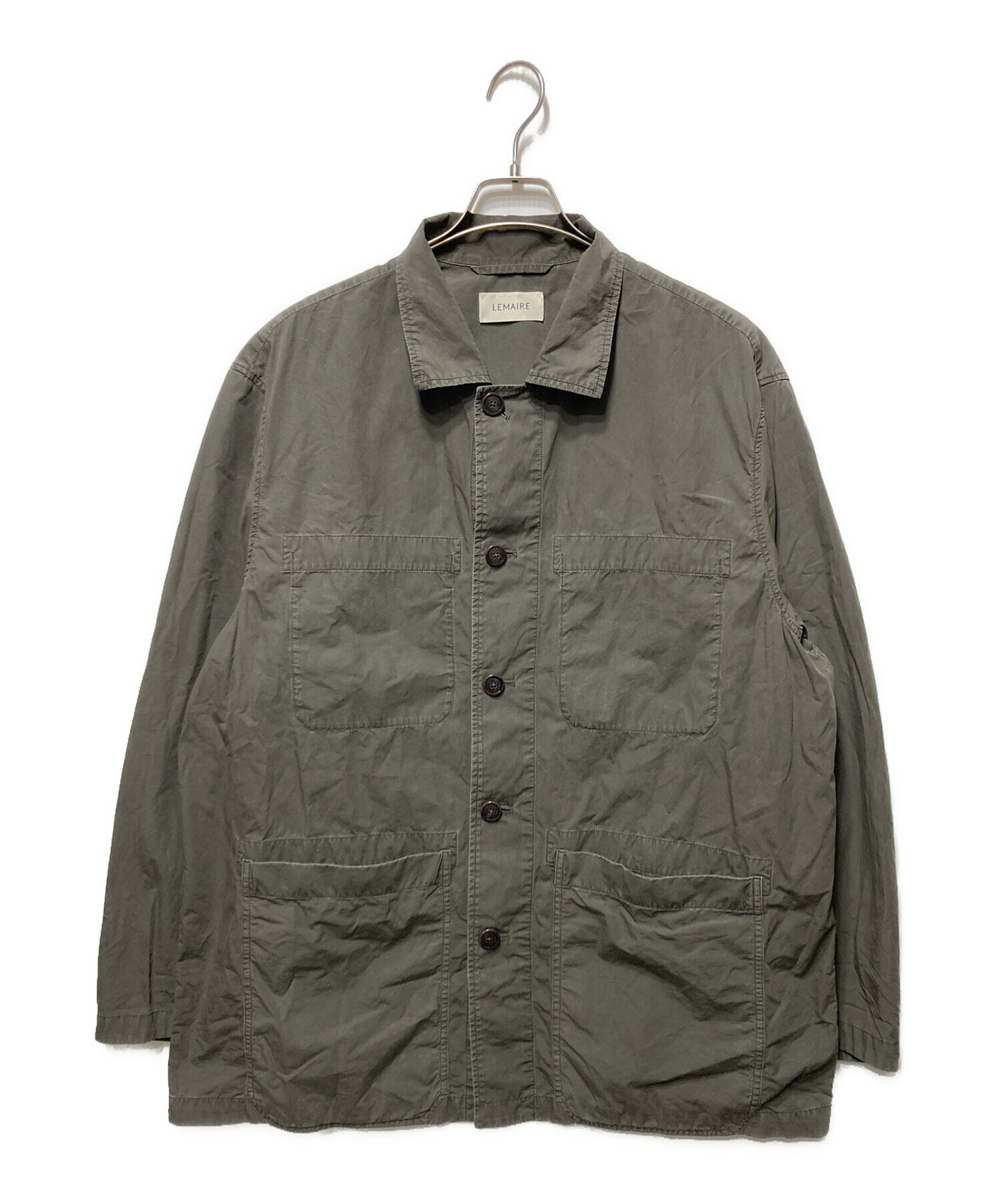 中古・古着通販】LEMAIRE (ルメール) ワークジャケット カーキ サイズ 