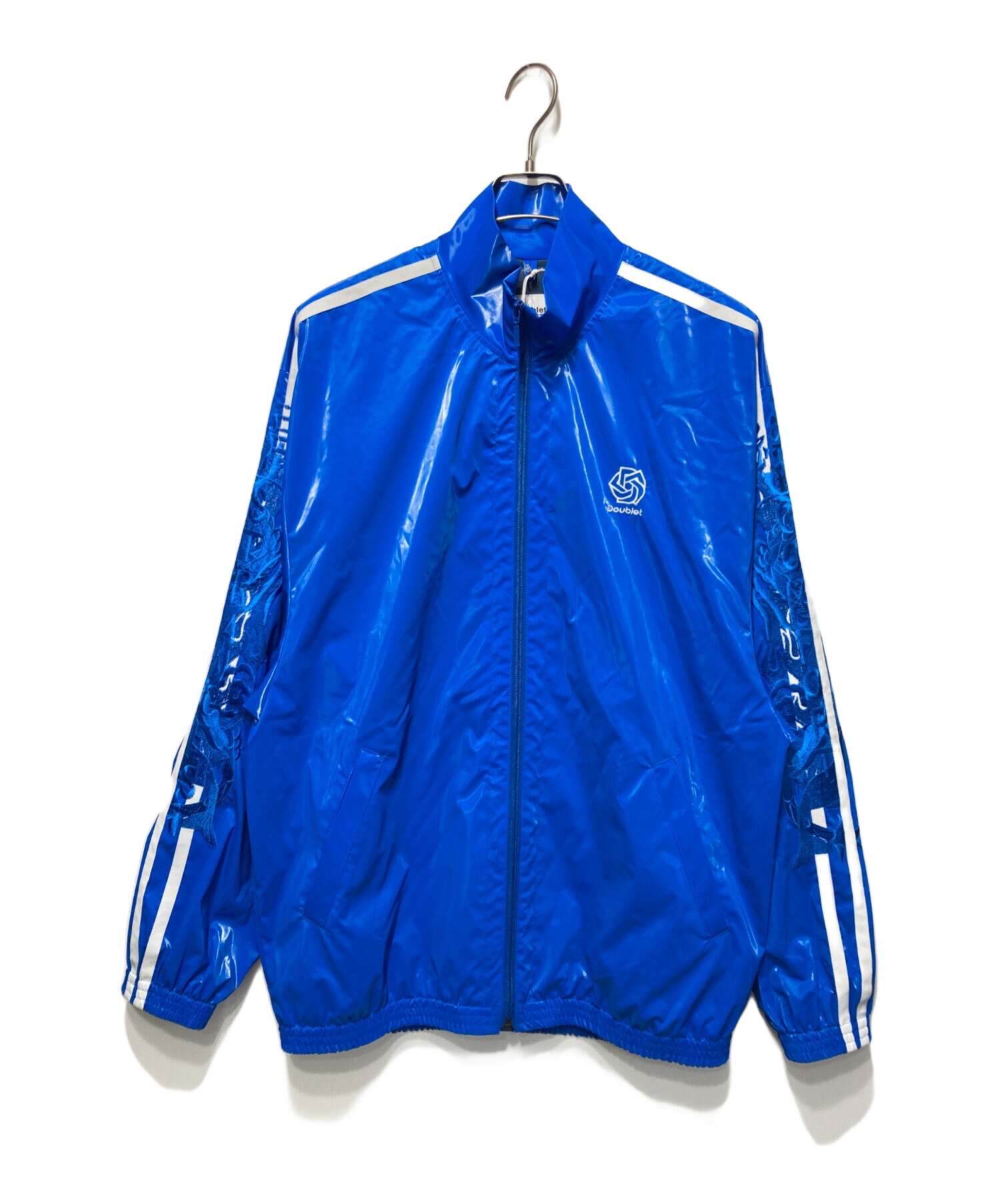 中古・古着通販】doublet (ダブレット) LAMINATE TRACK JACKET ブルー
