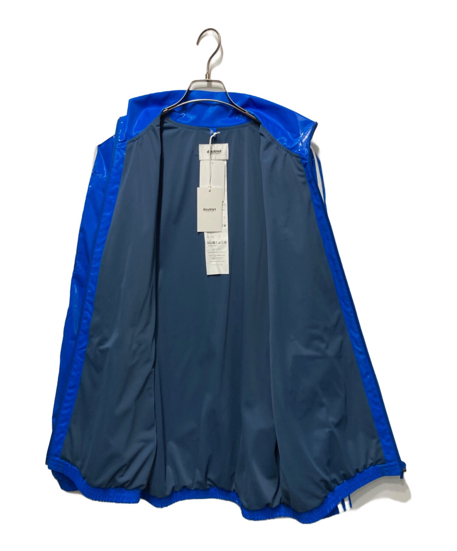 中古・古着通販】doublet (ダブレット) LAMINATE TRACK JACKET ブルー