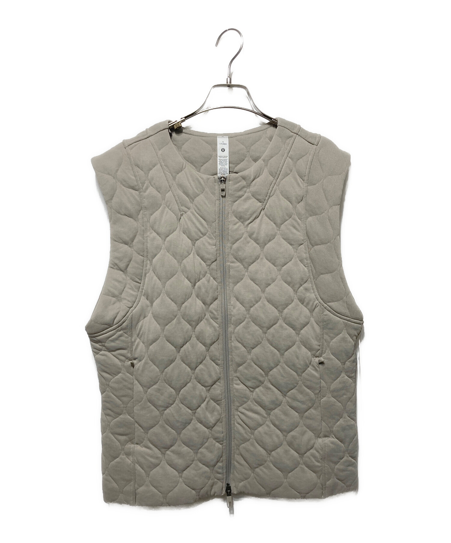 中古・古着通販】LULULEMON (ルルレモン) キルティングベスト オリーブ