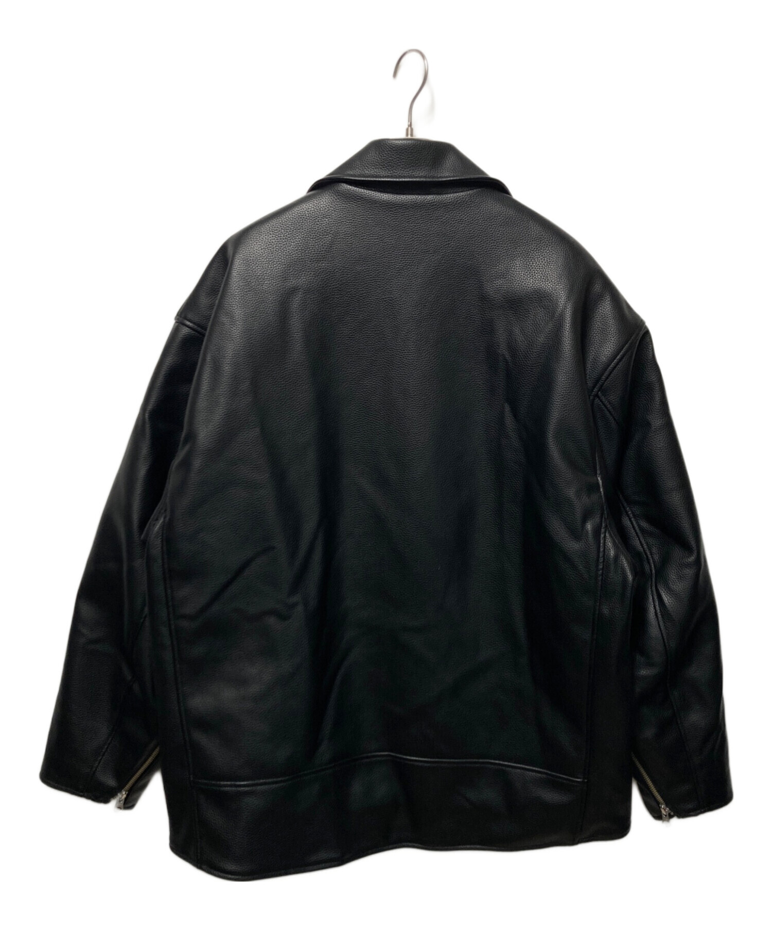 エフエーティー　ダブルライダース　ブラック　FAT 中古・古着通販】FAT (エフエーティー) ライダースジャケット ブラック