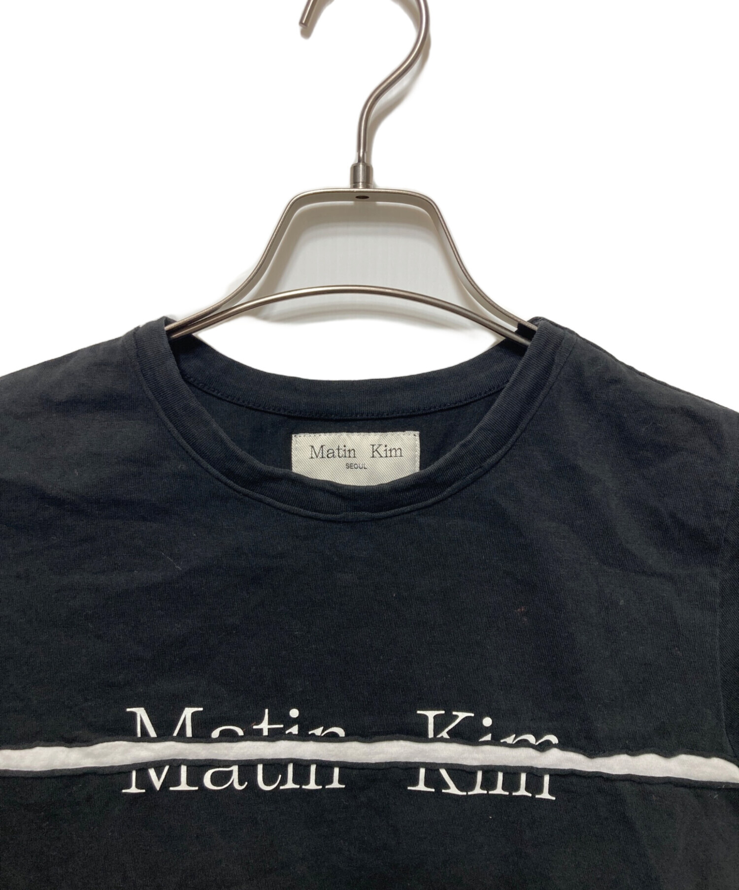 中古・古着通販】Matin Kim (マーティン・キム) クロップドプリントT