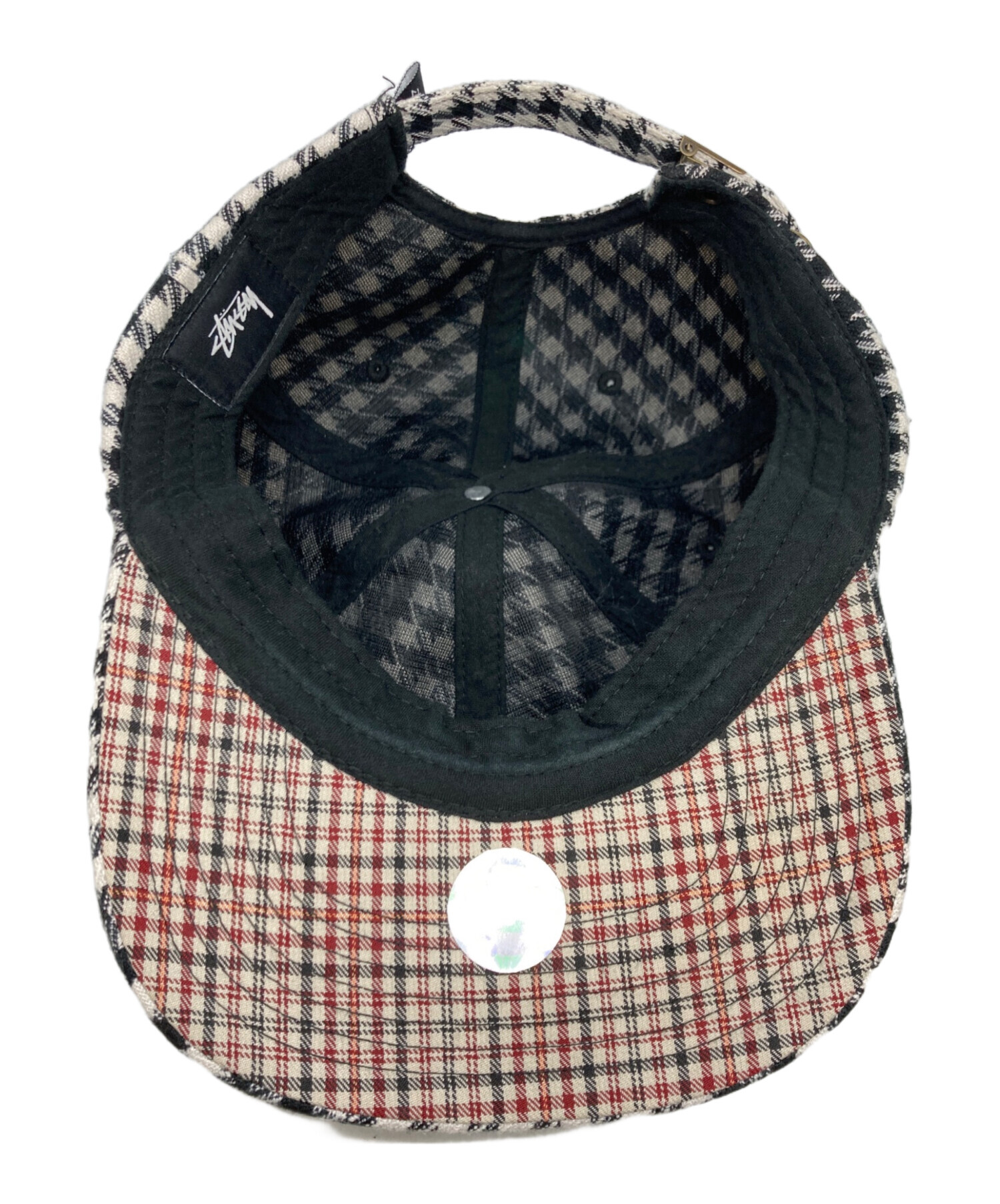 中古・古着通販】stussy (ステューシー) ロゴ刺繍 6パネルキャップ