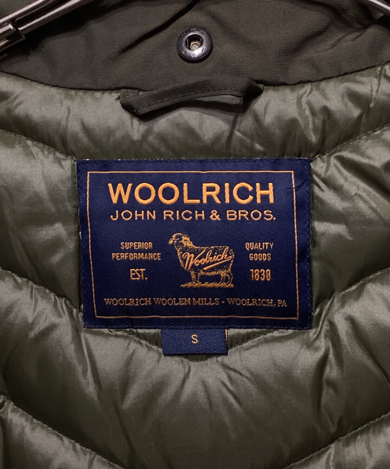 中古・古着通販】WOOLRICH (ウールリッチ) ダウンライナーコート