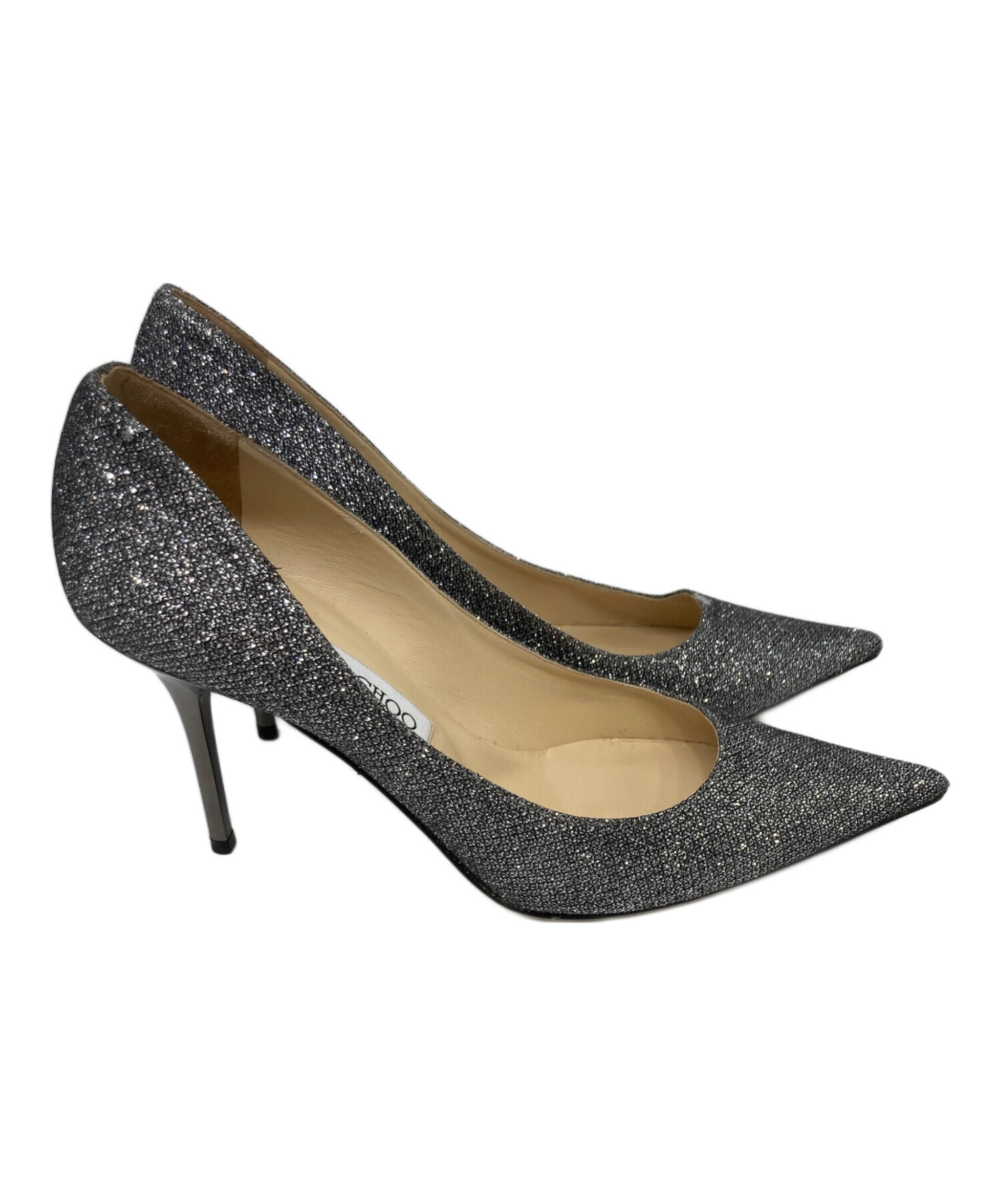 中古・古着通販】JIMMY CHOO (ジミーチュウ) グリッターパンプス