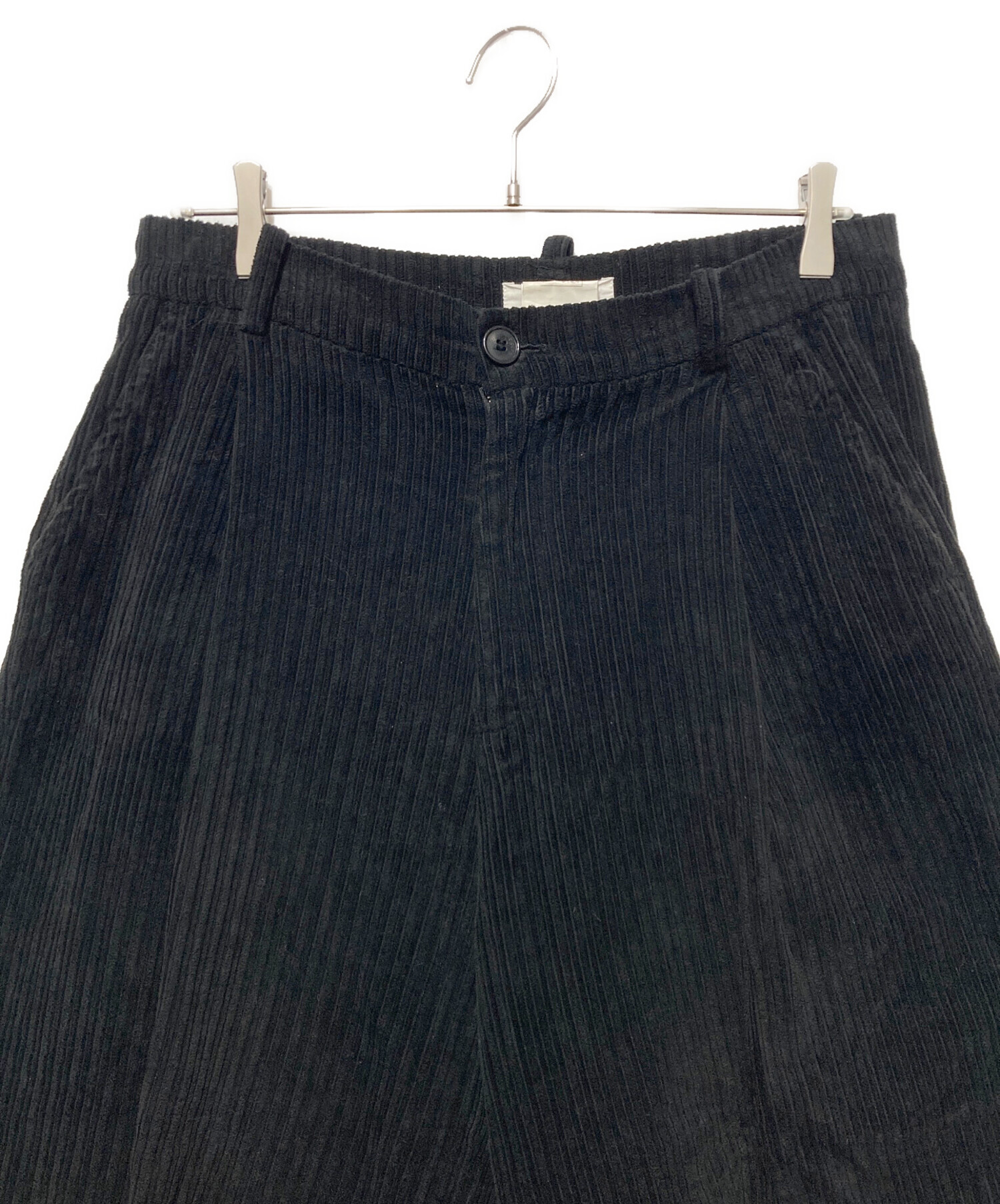 中古・古着通販】eunoia (ユノイア) コーデュロイパンツ ブラック