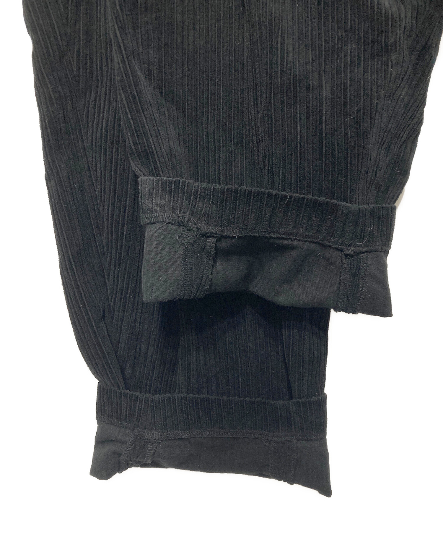 中古・古着通販】eunoia (ユノイア) コーデュロイパンツ ブラック