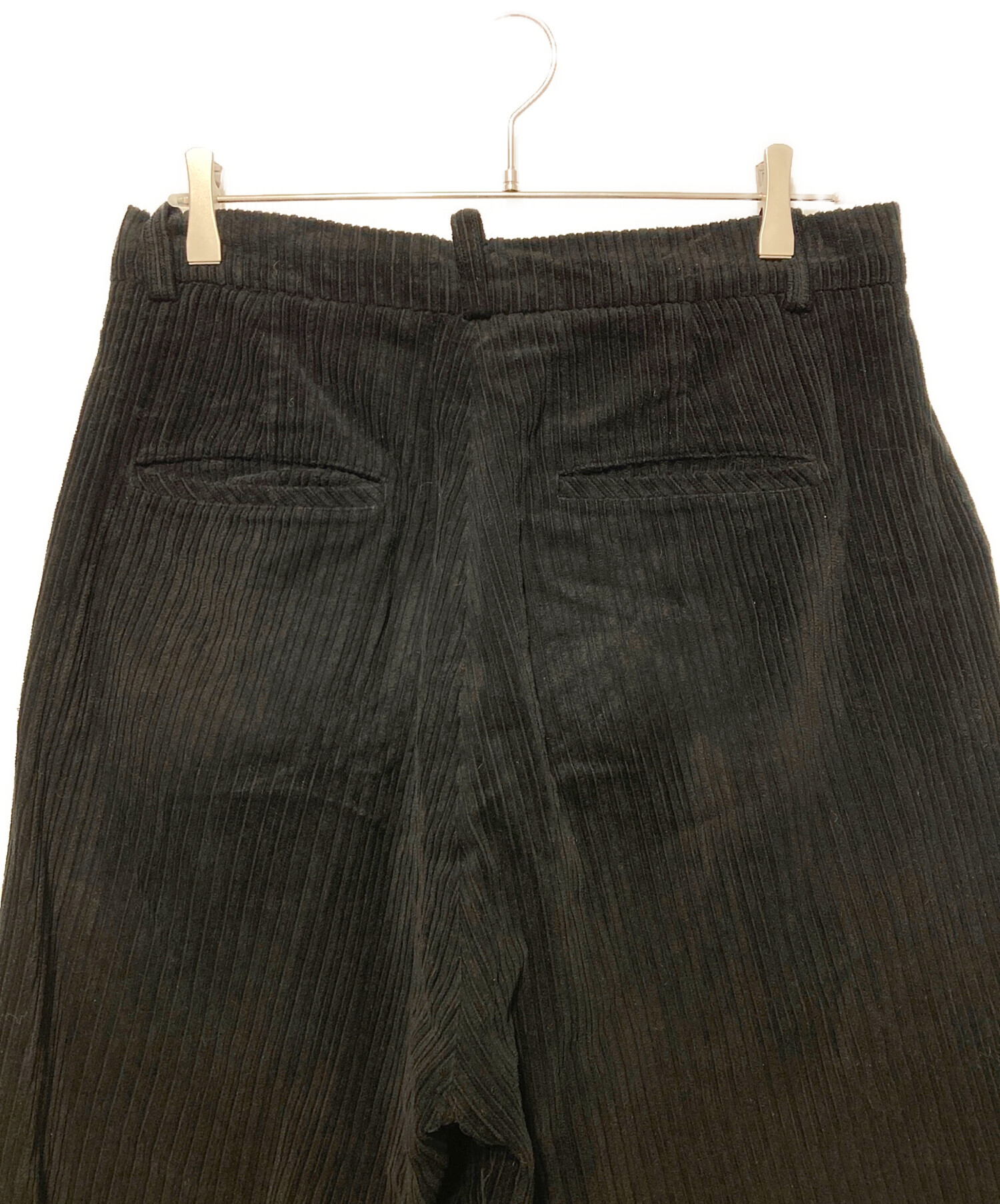 中古・古着通販】eunoia (ユノイア) コーデュロイパンツ ブラック