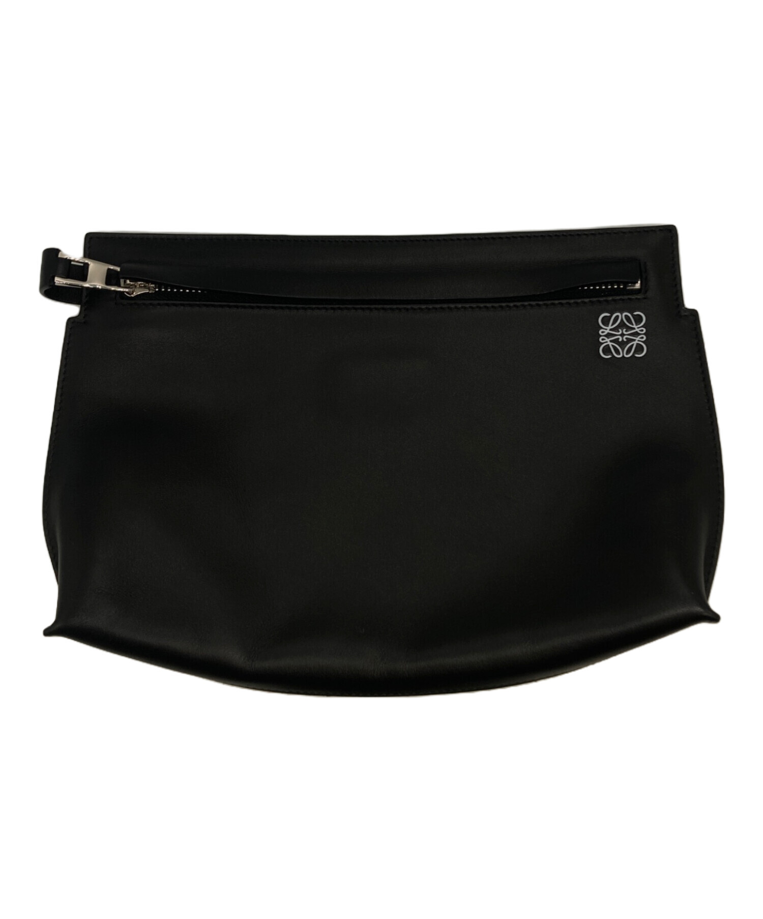 LOEWE 黒　ポーチ　新品未使用 中古・古着通販】LOEWE (ロエベ) アナグラム Tポーチ ブラック