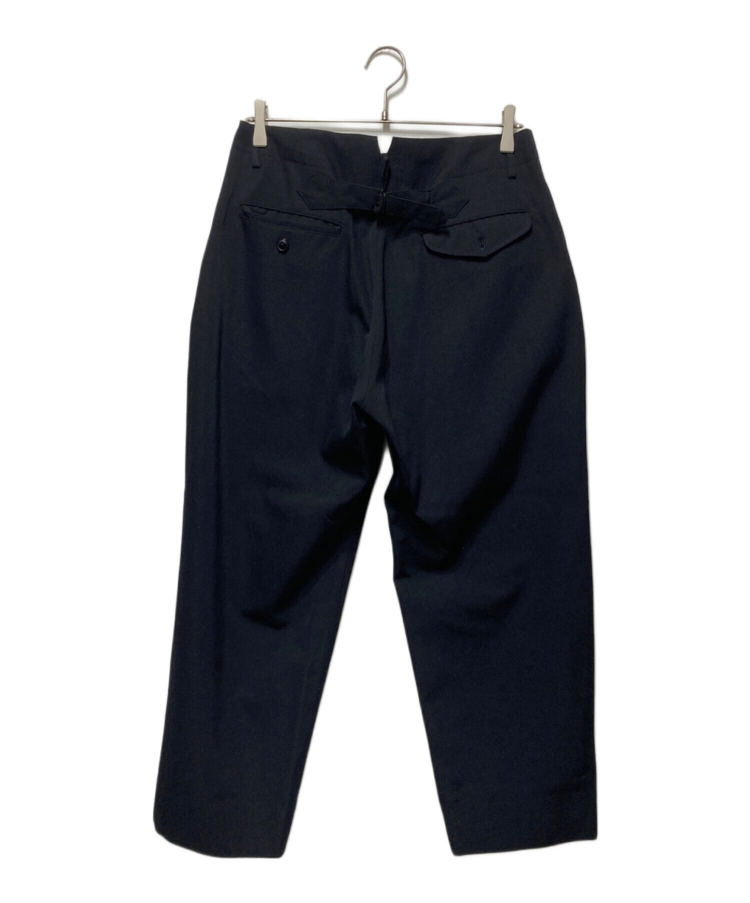 中古・古着通販】COMOLI (コモリ) ウールギャバ 2タックパンツ