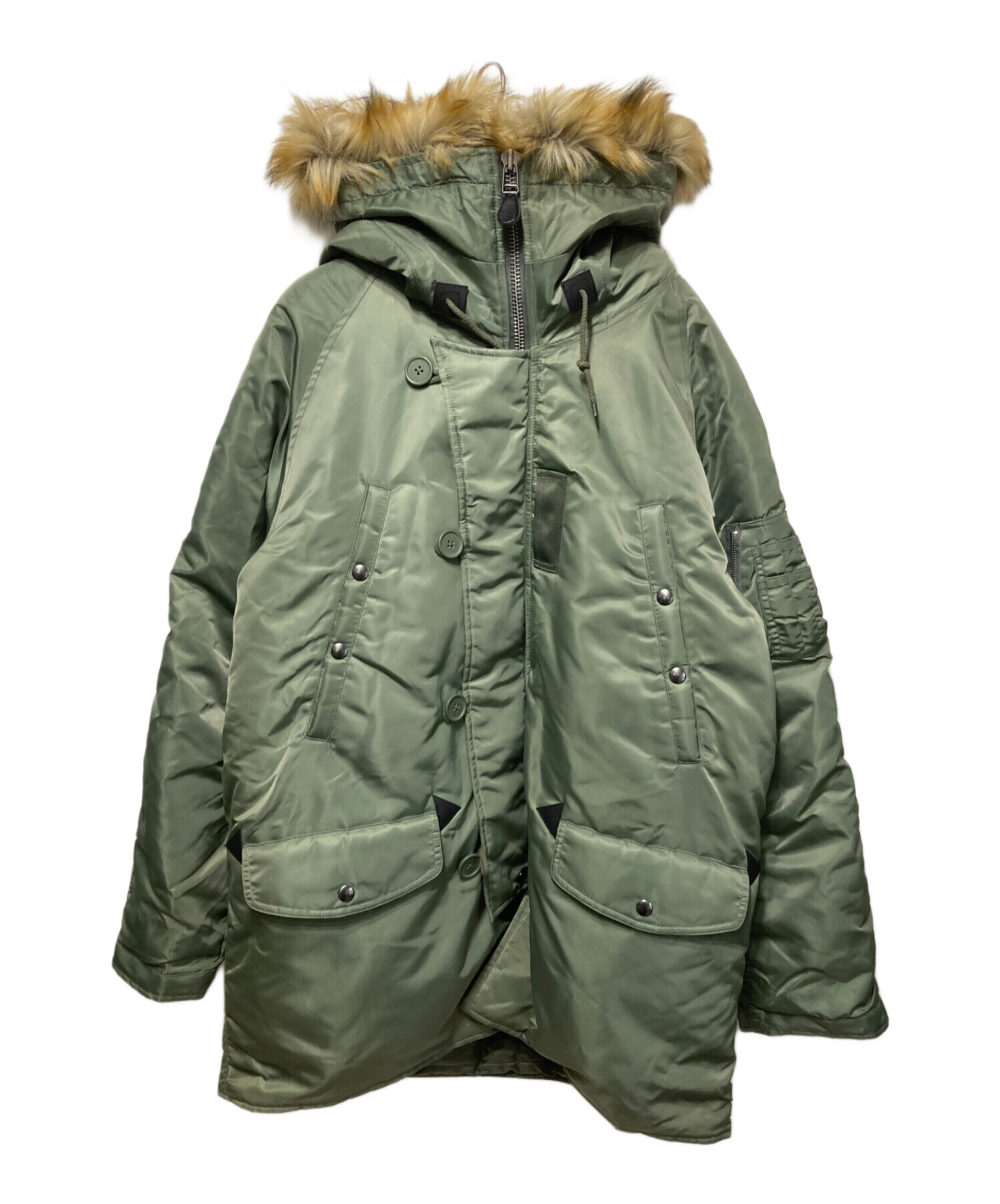 未使用級◆AVIREX◆75th N-3B フライトジャケット カーキ 2XL 中古・古着通販】AVIREX (アヴィレックス) N-3B ジャケット カーキ