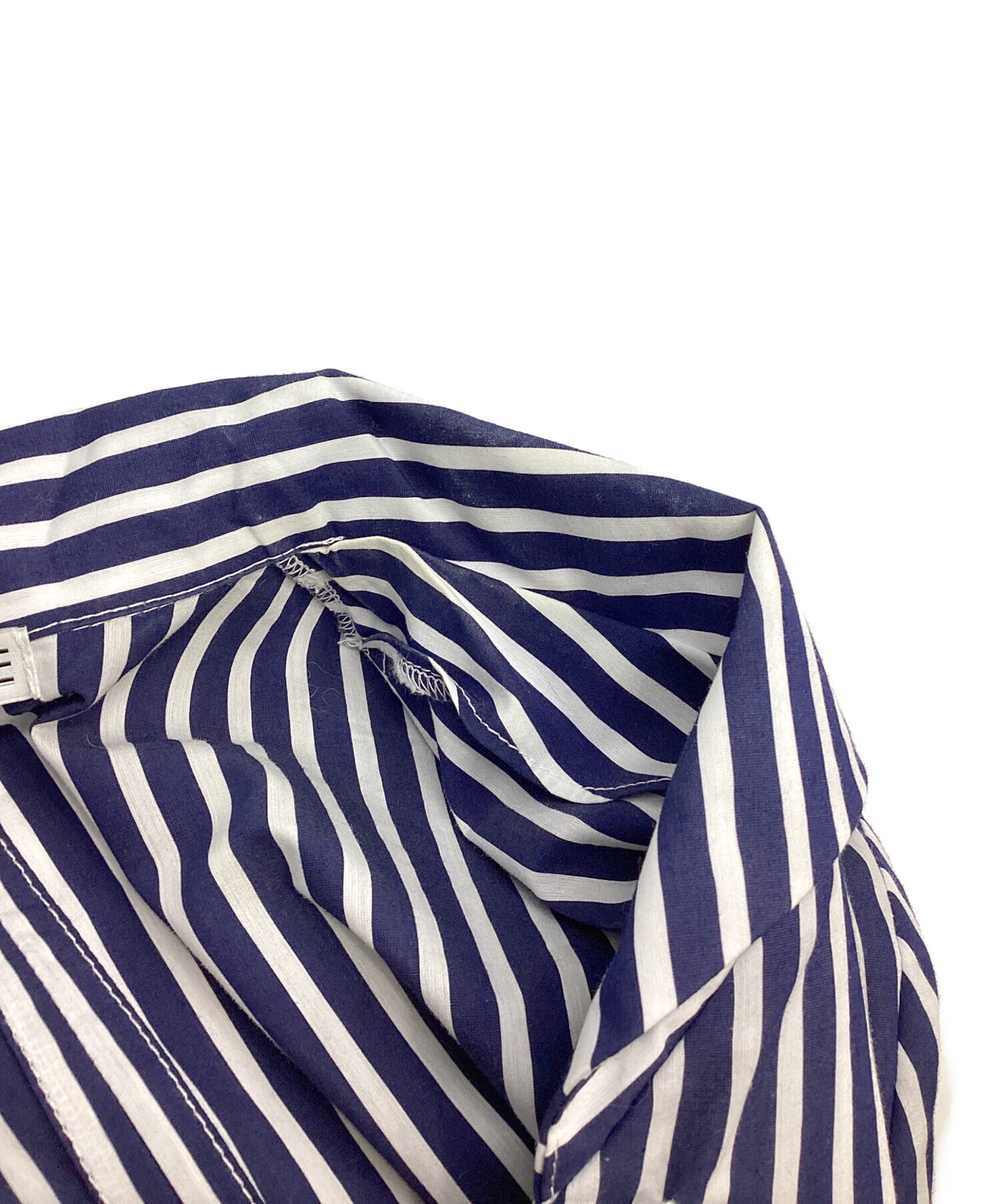 中古・古着通販】JENNE (ジェンヌ) シャープ配色ワンピース ネイビー