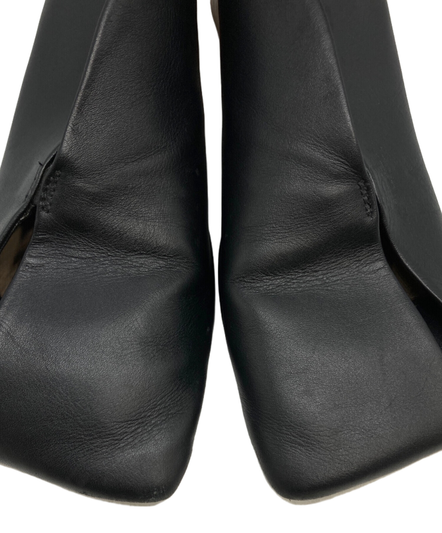 中古・古着通販】ALM. (アルム) ERIN LEATHER PUMPS ブラック サイズ