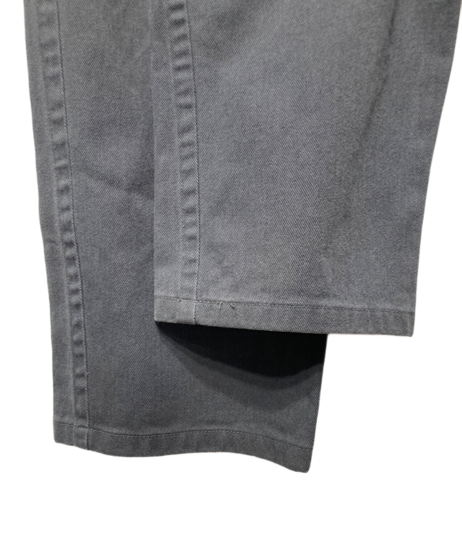 OLD TOWN　TIN HOUSE　コットントラウザーパンツ　グレー　英国製 中古・古着通販】old town (オールドタウン) コットントラウザーパンツ