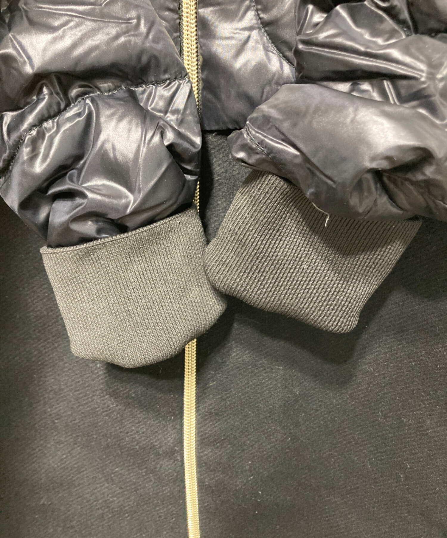 中古・古着通販】HERNO (ヘルノ) 異素材切り替えダウンコート ネイビー