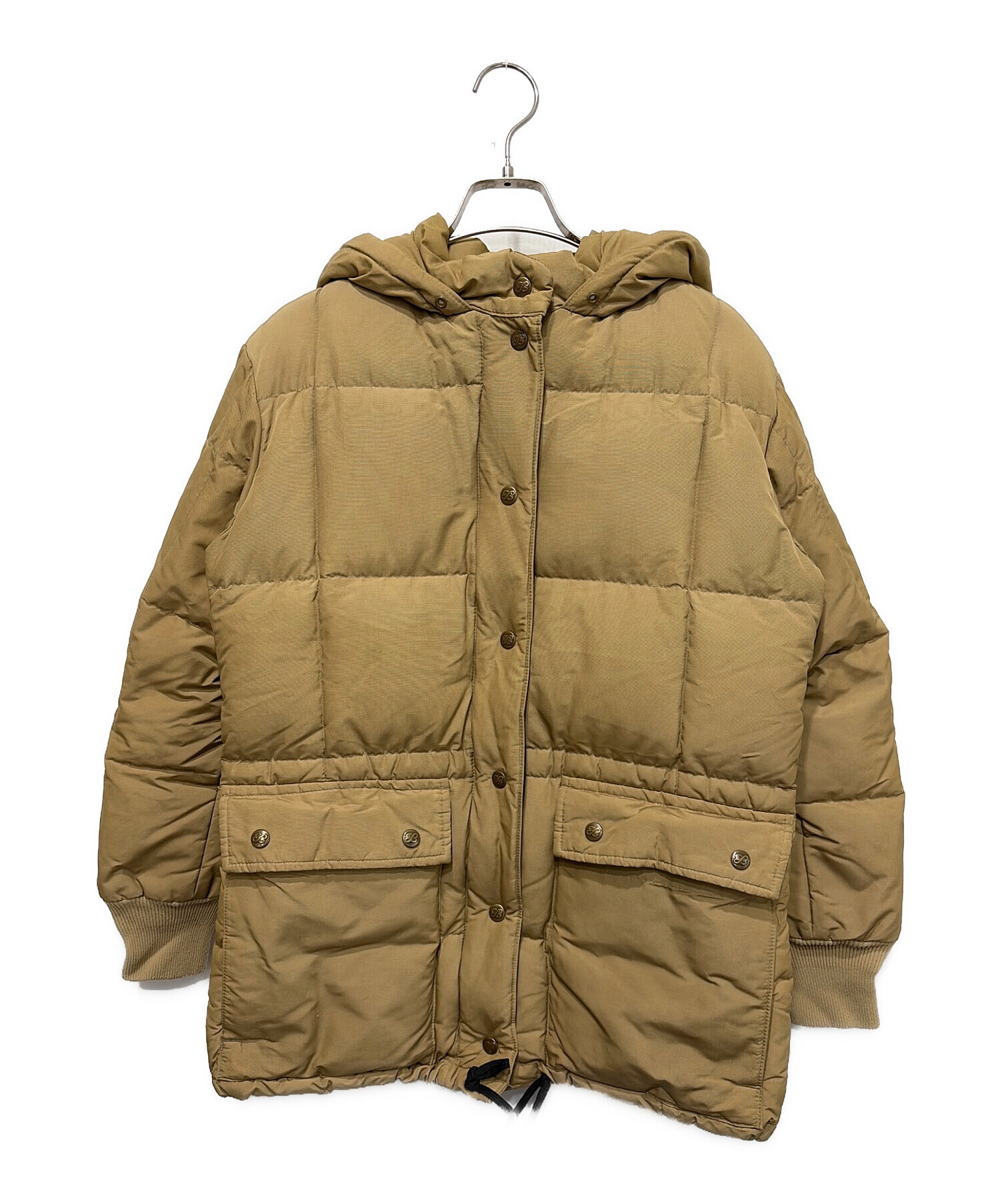 Edie Bauer エディバウアー ダウンコート ベージュ S ナイロン フェザー ブラウン WEATHEREDGE アウトドア 3i10e020 Eddie Bauer ベージュ 80年代 （エディー・バウアー）公式オンライン通販サイト-LIGHT サイズ:記載なし