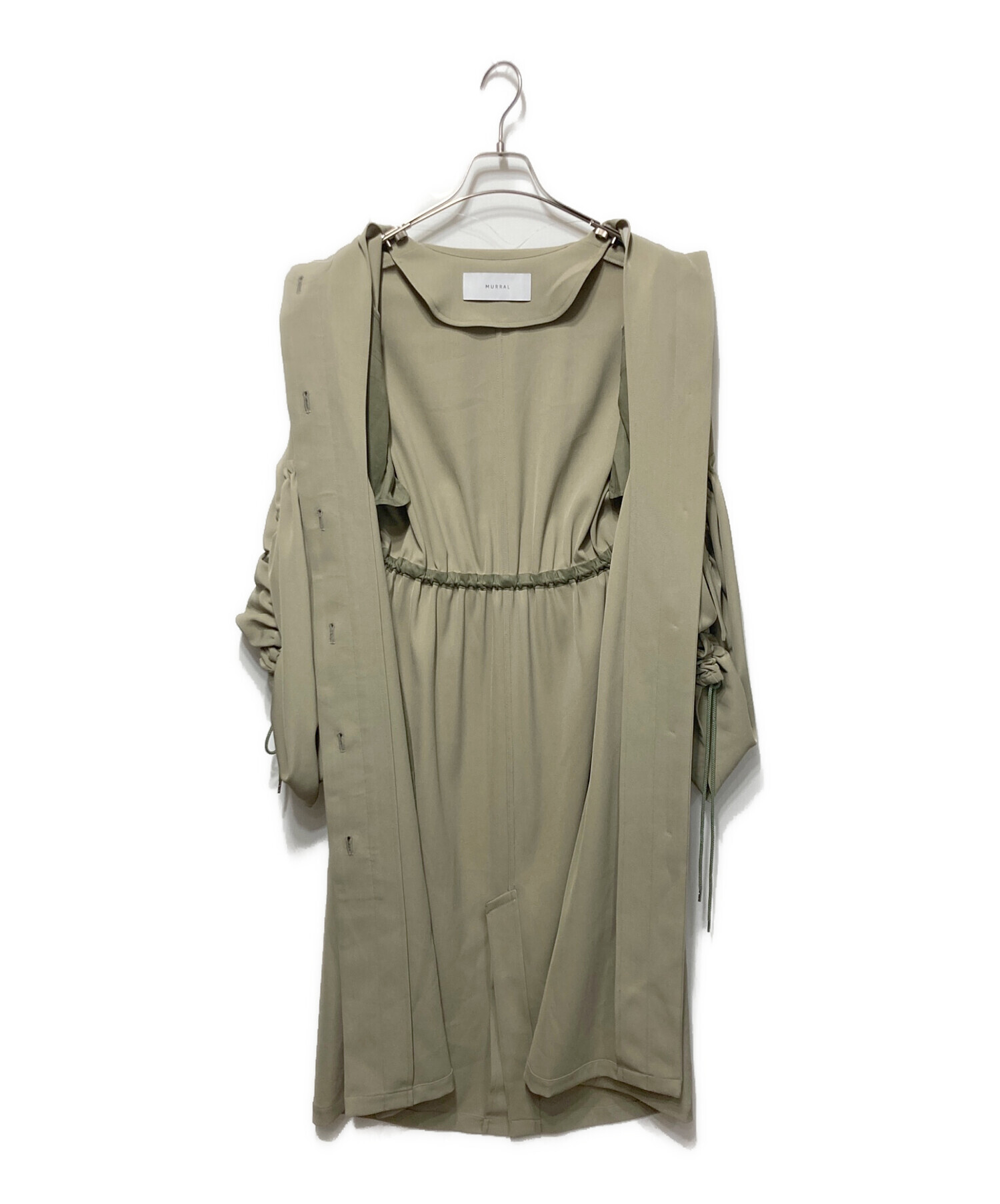 中古・古着通販】MURRAL (ミューラル) Gathered sleeve military coat