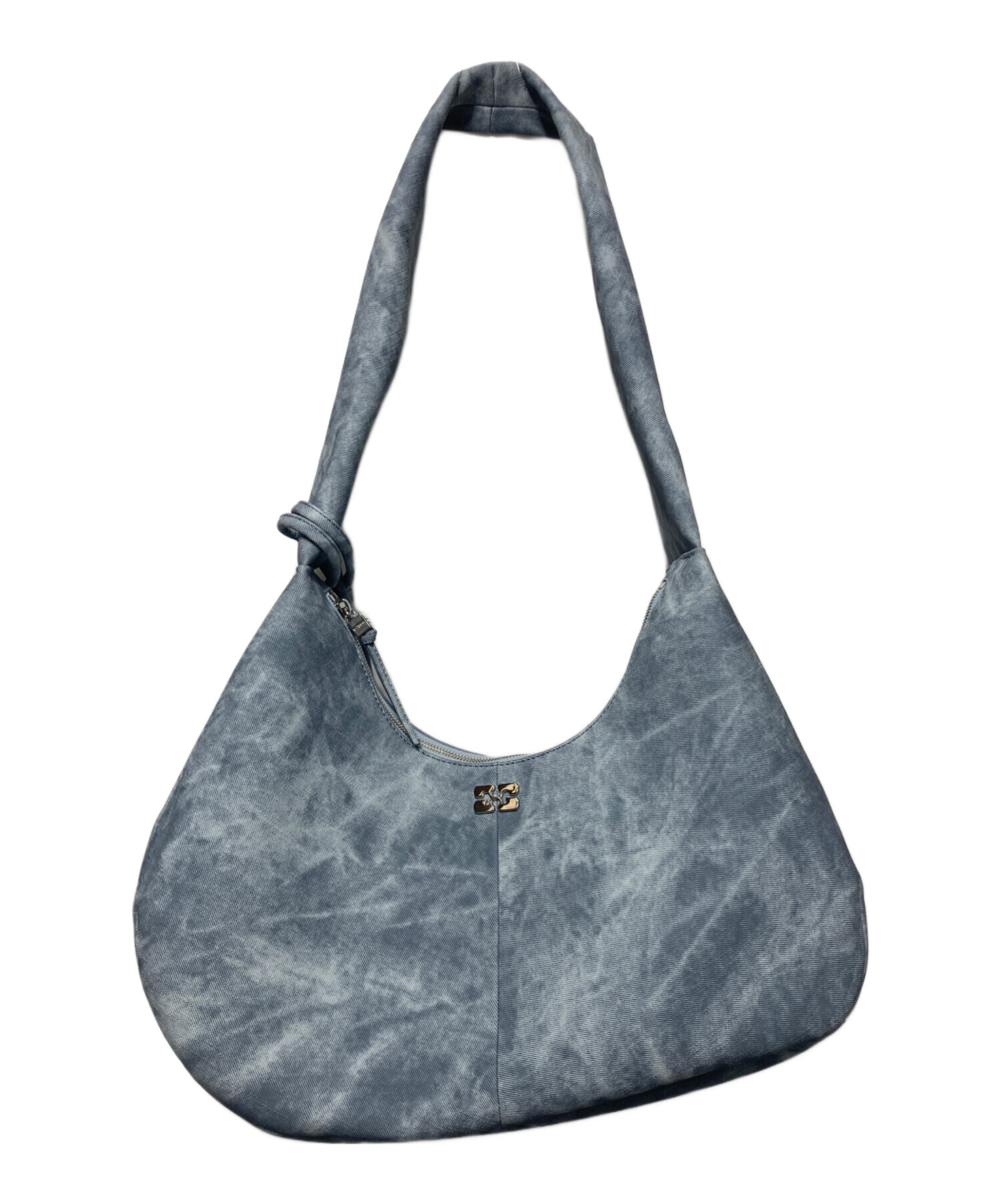 中古・古着通販】GANNI (ガニー) Bleached Medium Hobo Bag スカイ 