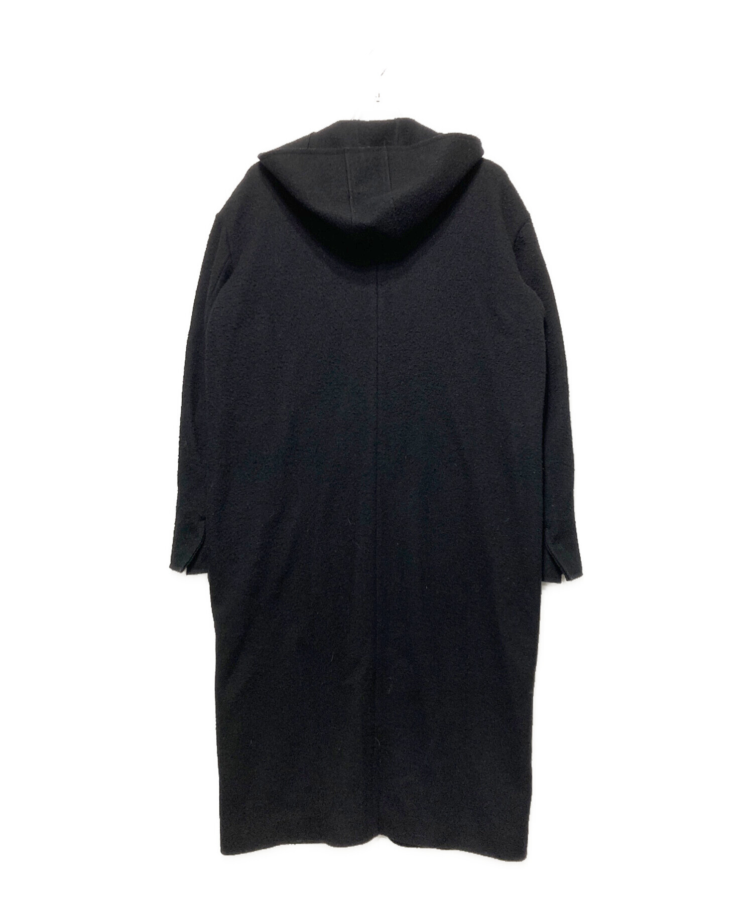 中古・古着通販】Y's (ワイズ) フーデッドコート ブラック サイズ:2