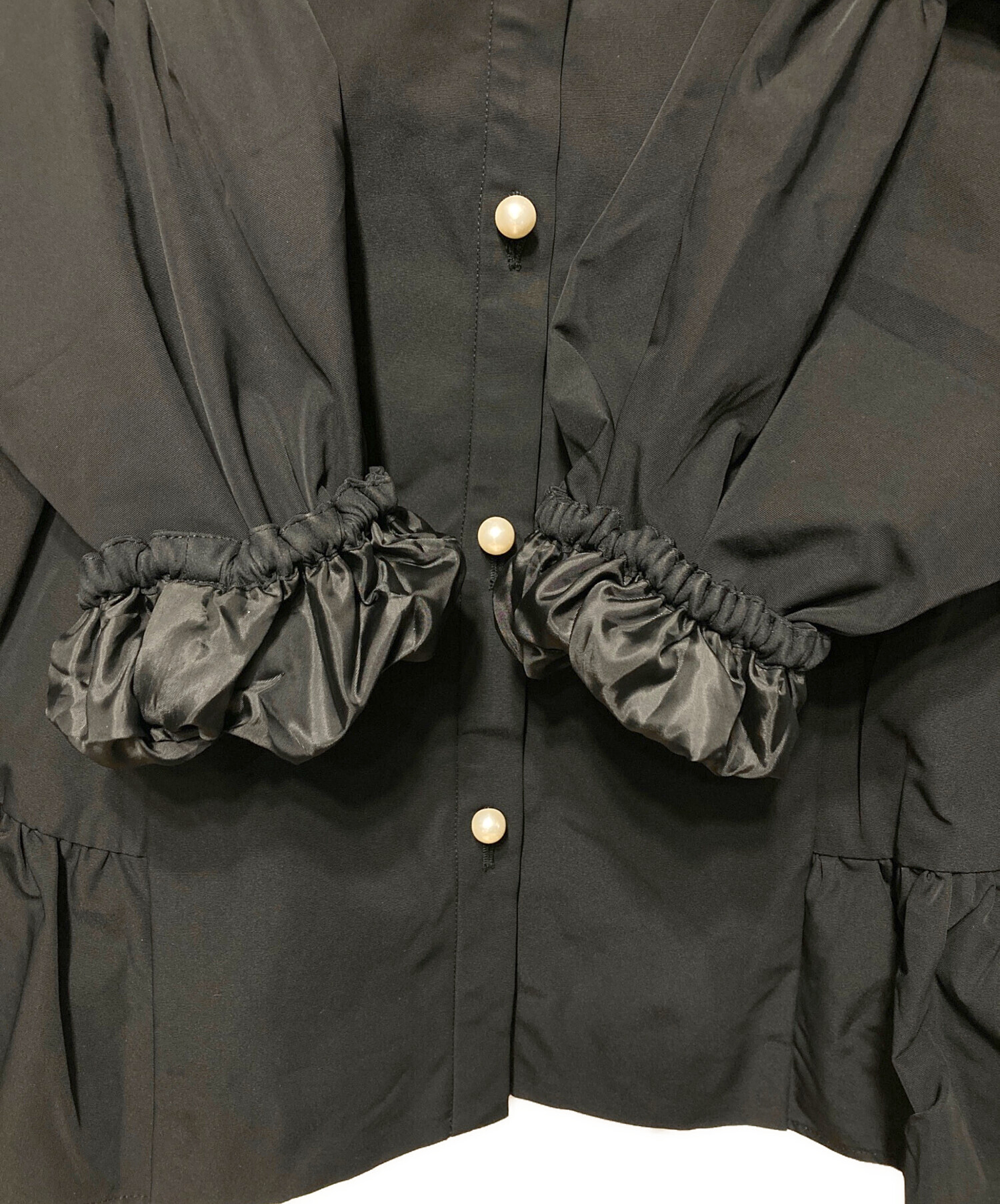 タグ付き未使用　ソーノ　ジャンパー　SONO 中古・古着通販】Sono (ソーノ) サイドティアードブルゾン ブラック