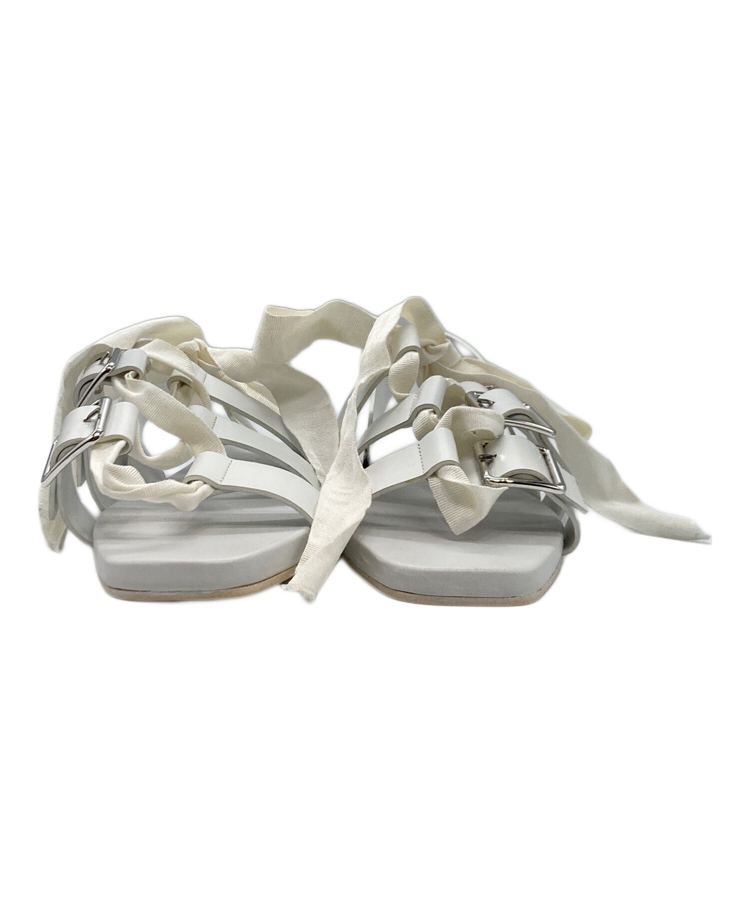 中古・古着通販】JIL SANDER (ジルサンダー) サンダル ホワイト サイズ 