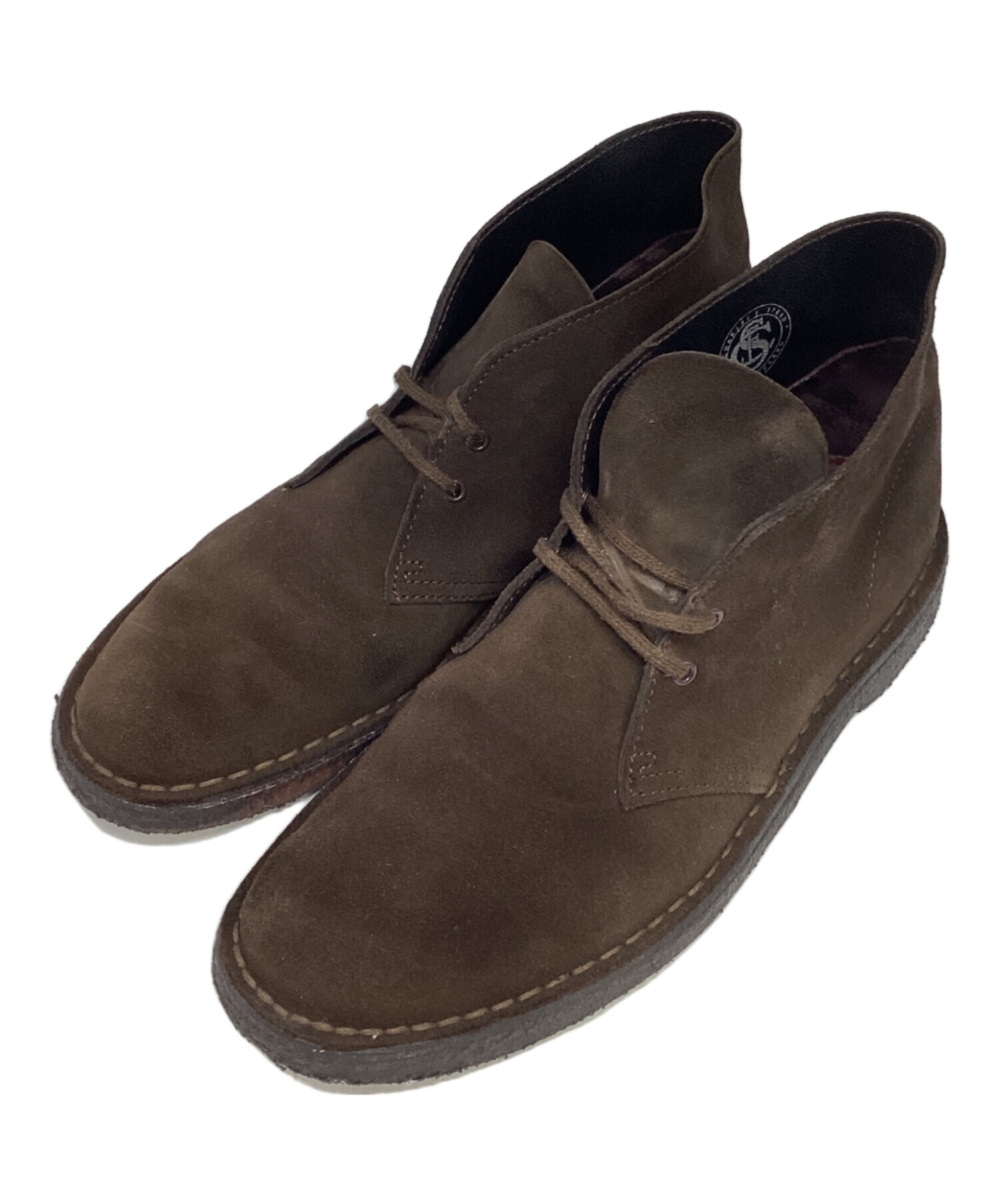 中古・古着通販】CLARKS (クラークス) デザートブーツ ブラウン サイズ