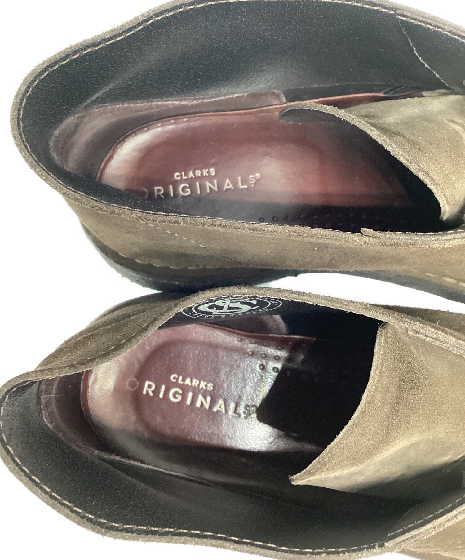 中古・古着通販】CLARKS (クラークス) デザートブーツ ブラウン サイズ