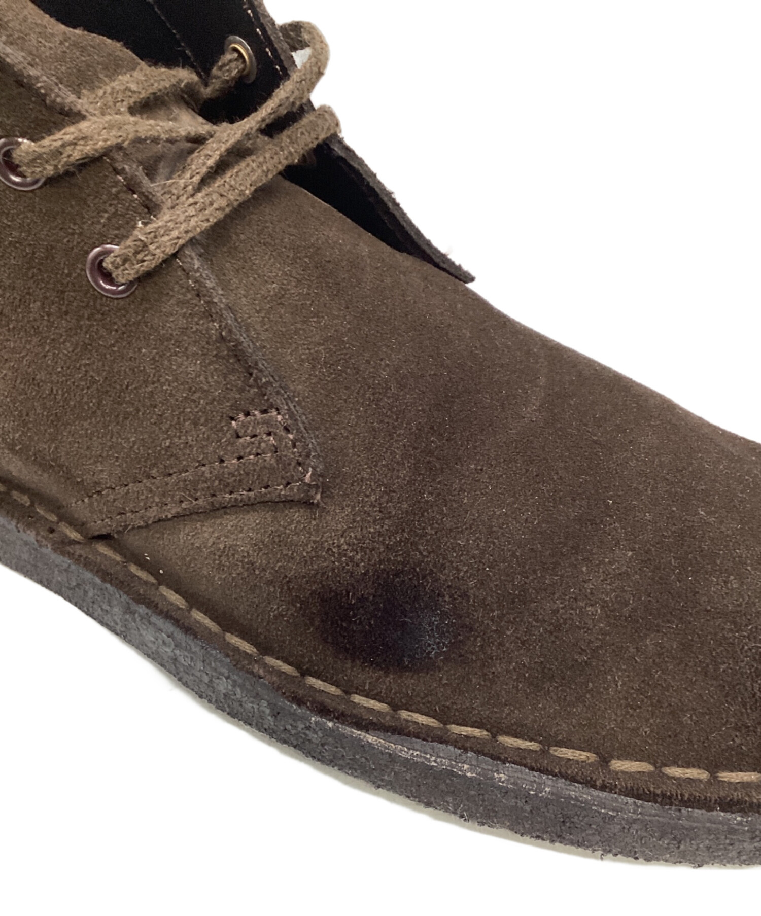 中古・古着通販】CLARKS (クラークス) デザートブーツ ブラウン サイズ