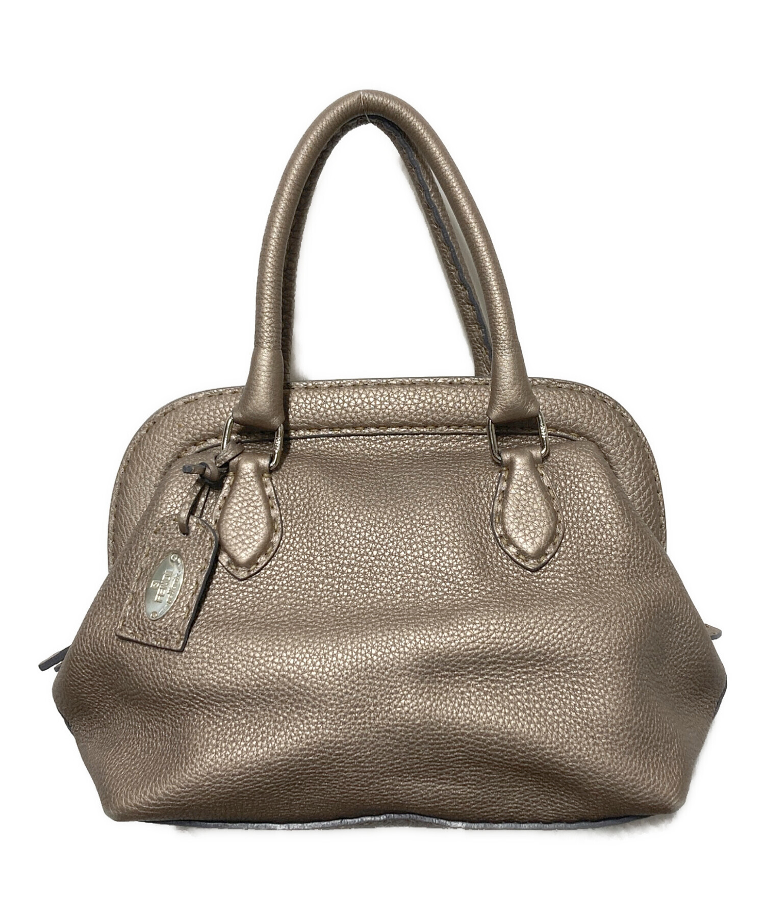中古・古着通販】FENDI (フェンディ) ハンドバッグ ベージュ｜ブランド 