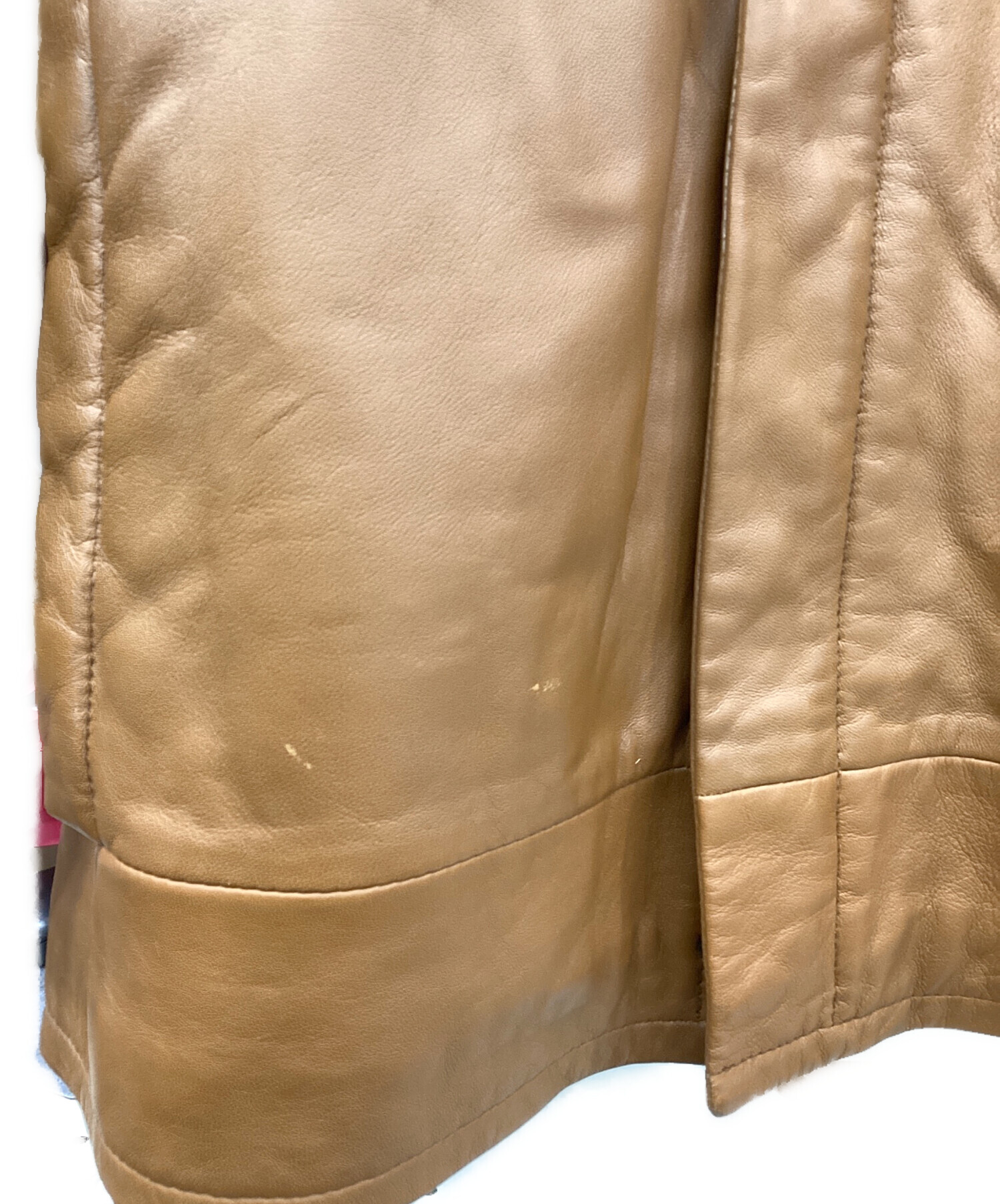 Hugo Boss ラムスウェードレザー　ブラウン　サイズ52 中古・古着通販】BOSS HUGO BOSS (ボス ヒューゴボス) ラムレザー