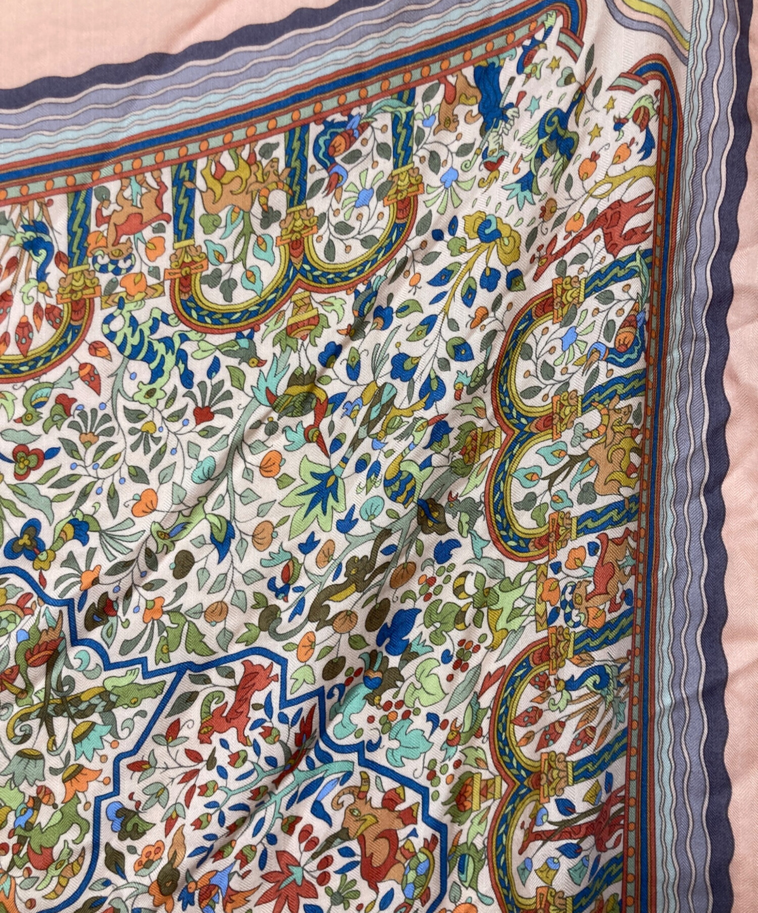 中古・古着通販】HERMES (エルメス) カレ140大判スカーフ ピンク