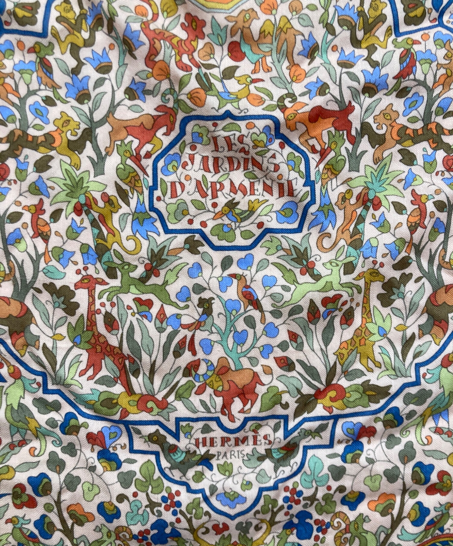 中古・古着通販】HERMES (エルメス) カレ140大判スカーフ ピンク