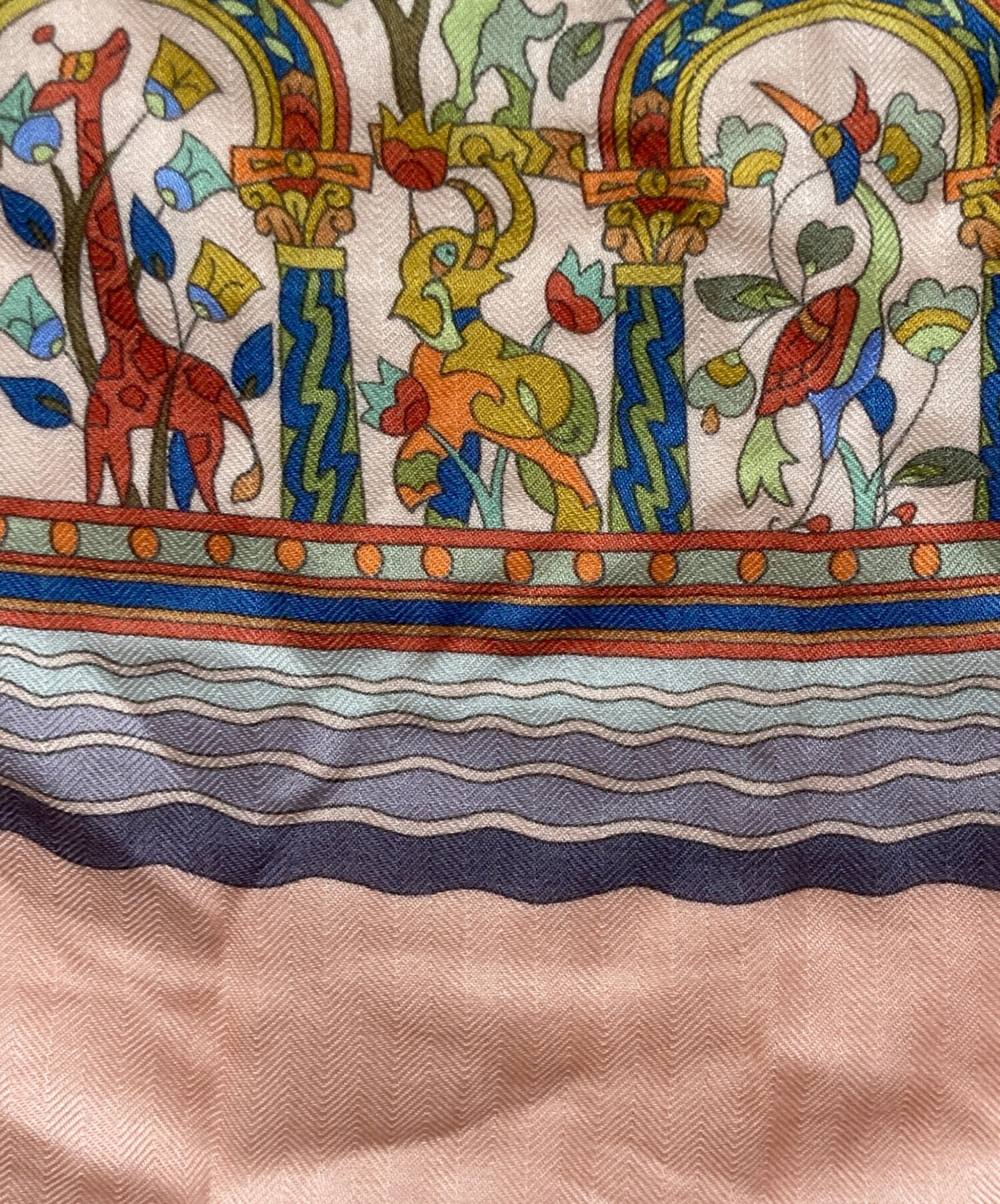 中古・古着通販】HERMES (エルメス) カレ140大判スカーフ ピンク