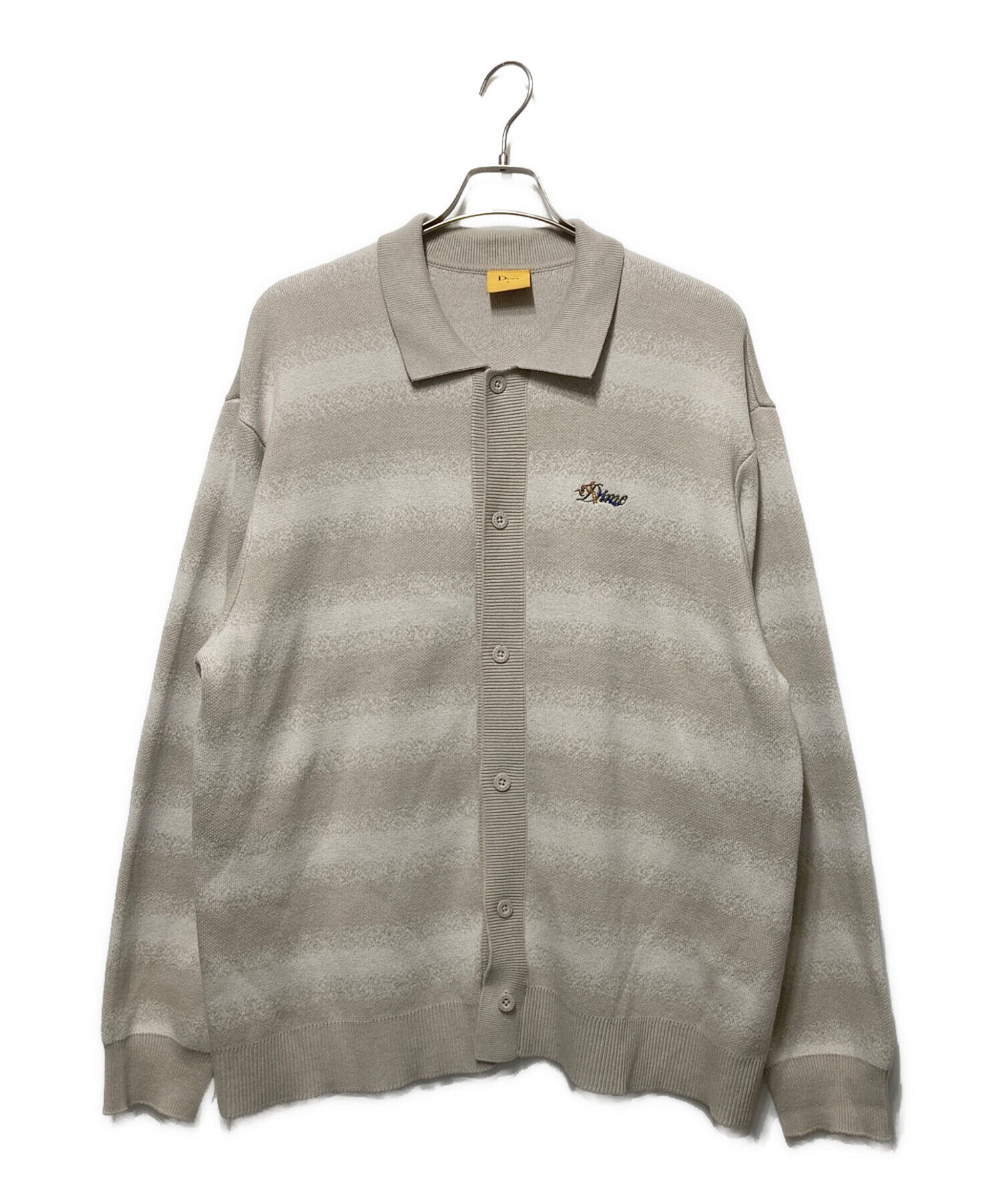 中古・古着通販】Dime (ダイム) Haze Knit Cardigan ベージュ サイズ 