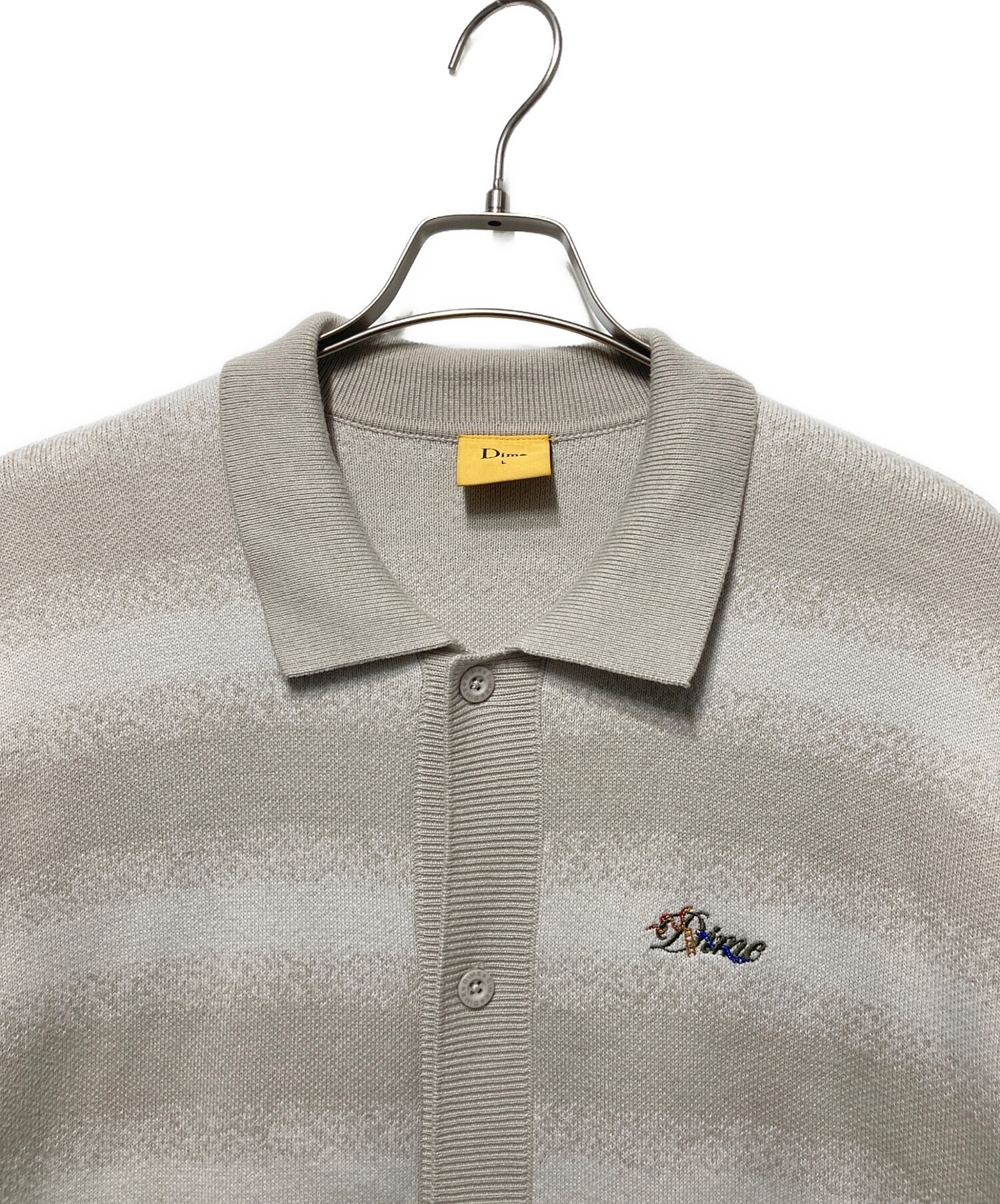 中古・古着通販】Dime (ダイム) Haze Knit Cardigan ベージュ サイズ 