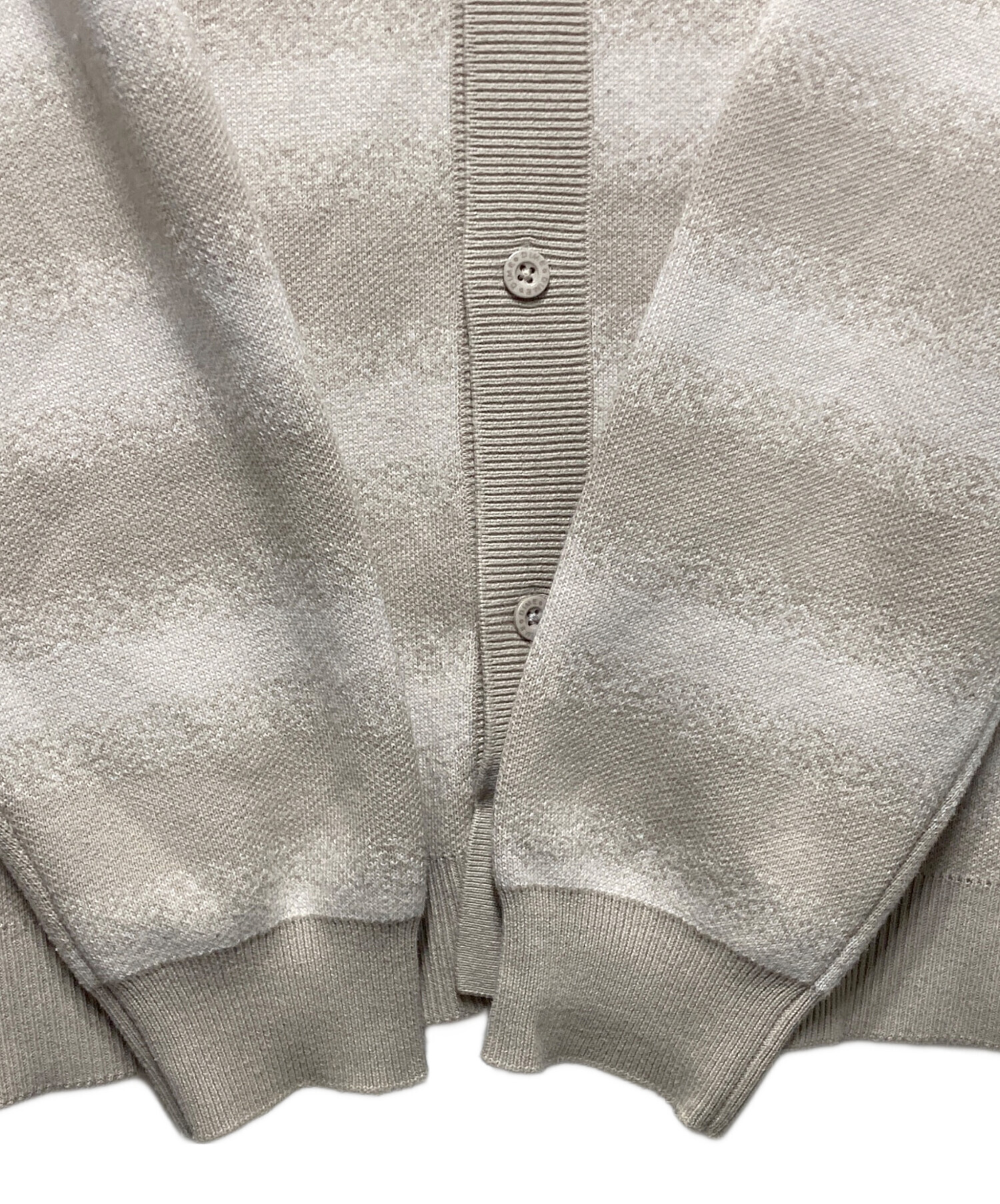 中古・古着通販】Dime (ダイム) Haze Knit Cardigan ベージュ サイズ 