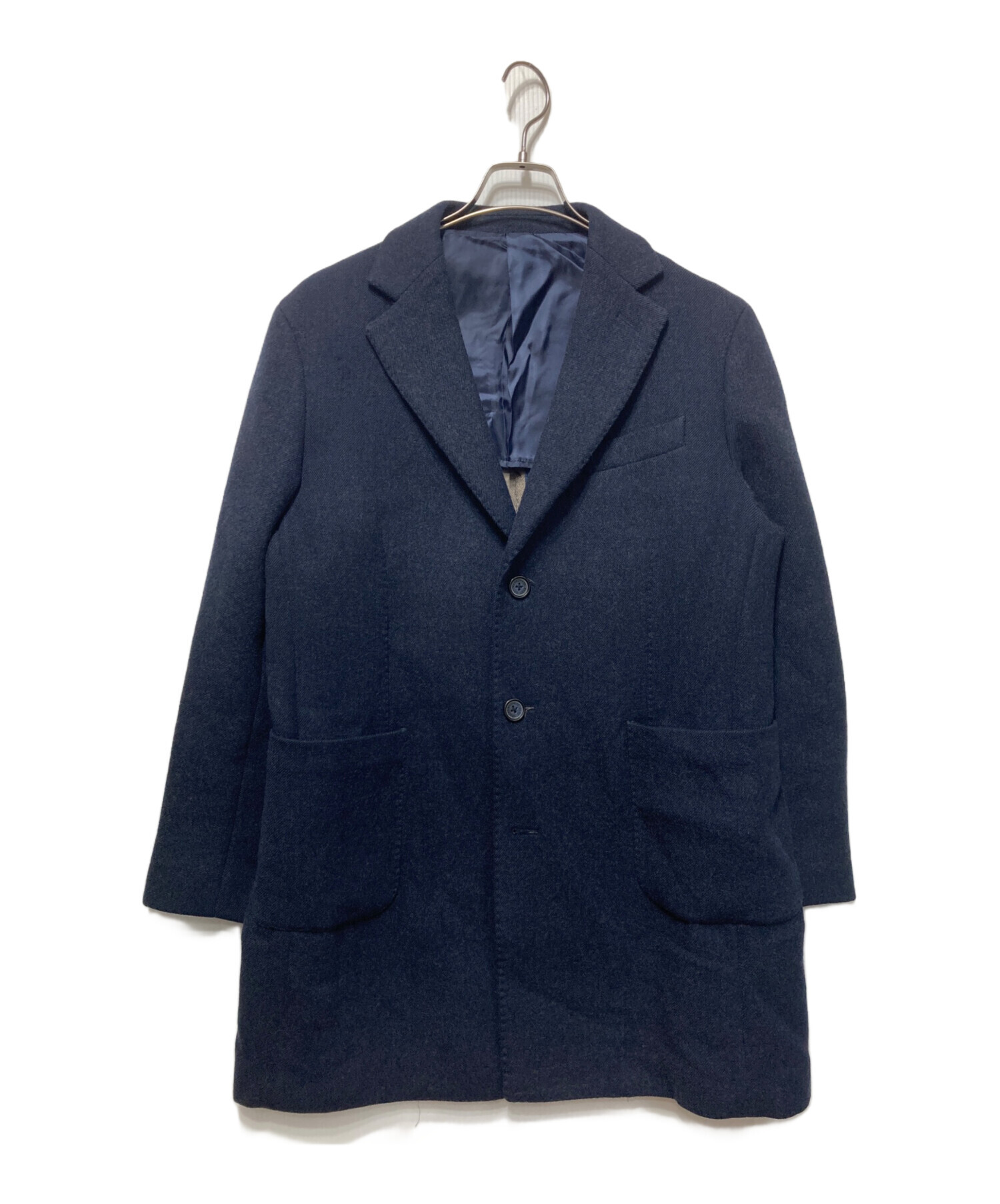 Brooks Brothers/ウールコート/M〜L相当/ネイビー/日本製 中古・古着通販】BROOKS BROTHERS (ブルックスブラザーズ) ウール