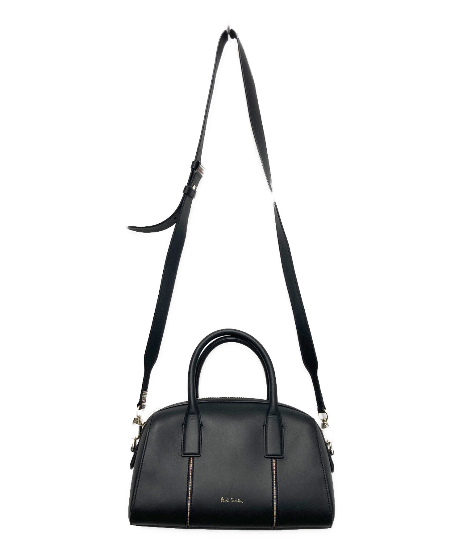 ポール・スミス Paul Smith  2WAY  ハンドバッグ ナイロン素材 レディース  中古 中古・古着通販】PAUL SMITH (ポールスミス) 2WAYバッグ ブラック