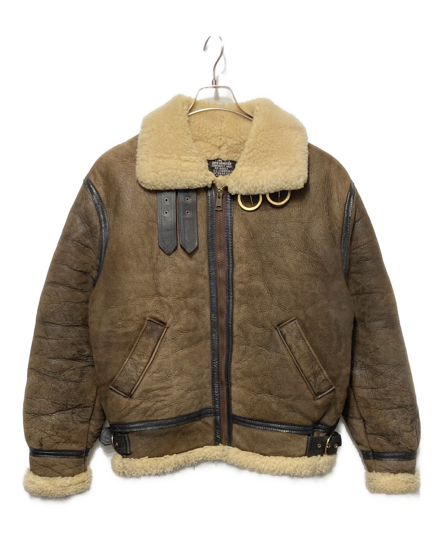 US SHEEPSKIN　Ｂ3ジャケット 中古・古着通販】US SHEEPSKIN (USシープスキン) B-3ムートン