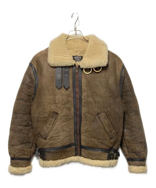 US SHEEPSKIN ムートン　コート　ジャケット　ブラウン 中古・古着通販】US SHEEPSKIN (USシープスキン) B-3ムートン