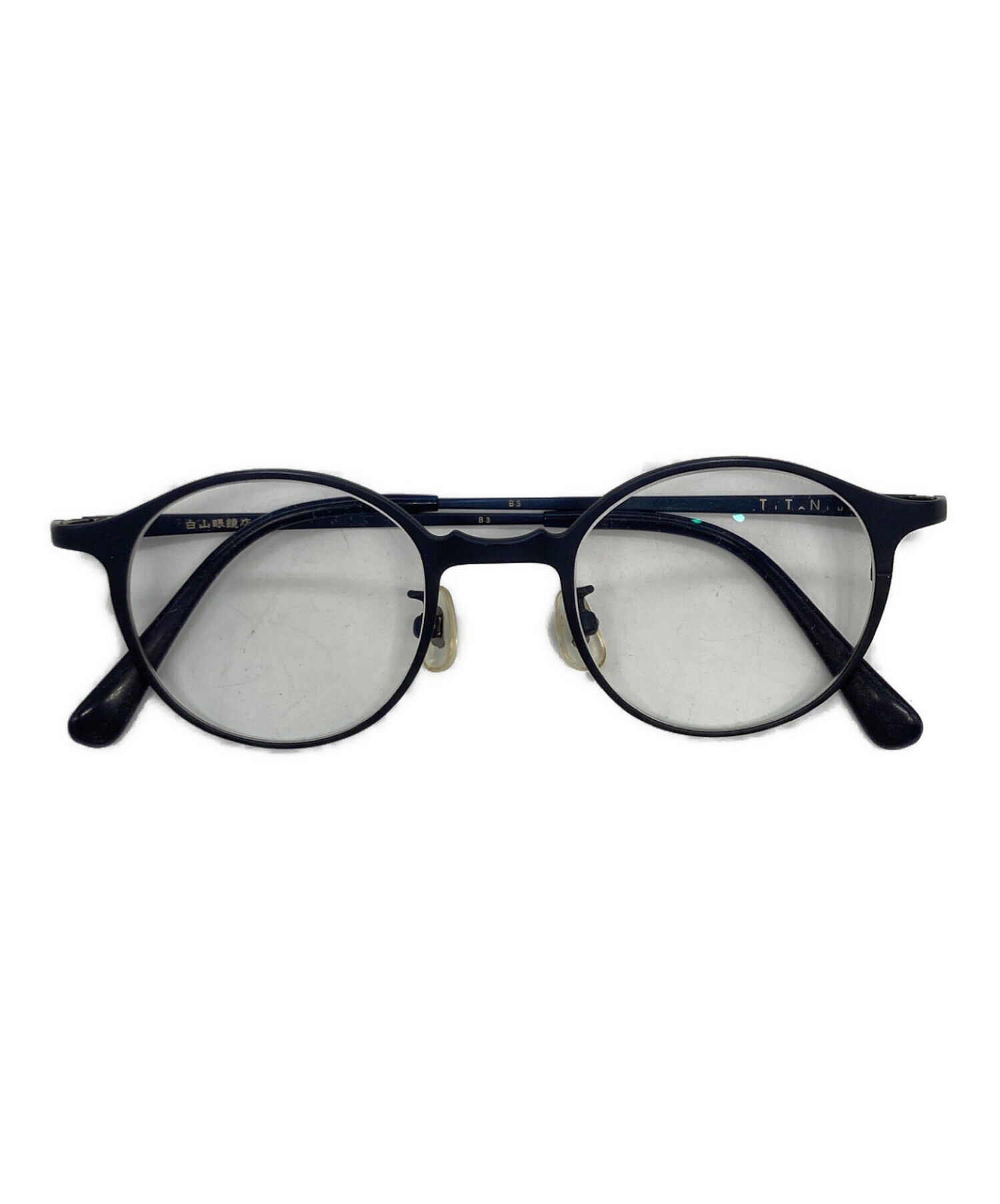 中古・古着通販】白山眼鏡店 (ハクサンガンキョウテン) 伊達眼鏡