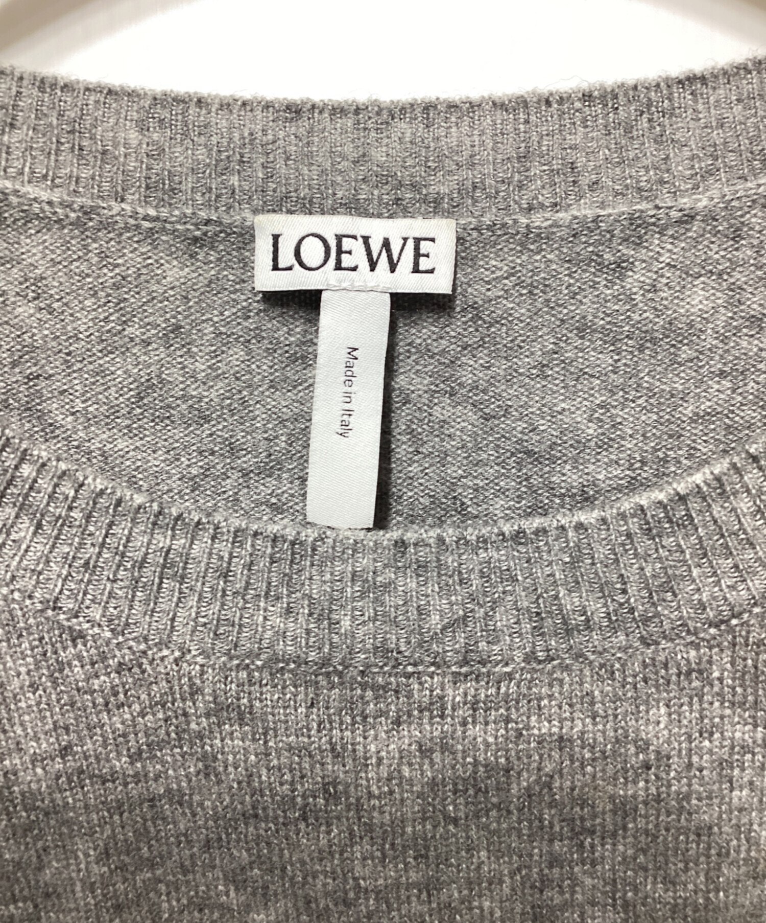 中古・古着通販】LOEWE (ロエベ) ロゴメッシュデザインカシミヤニット