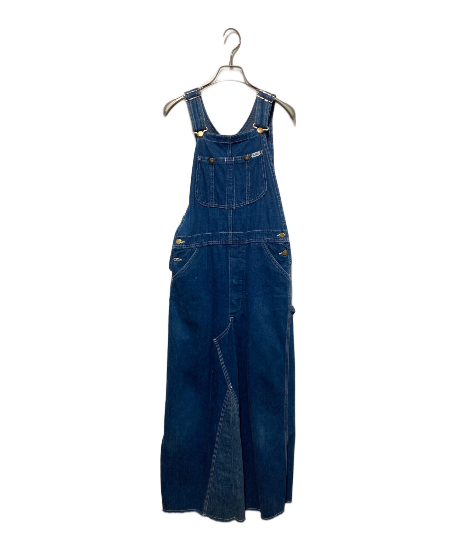 【古着大好き社会人】　Lee　リー　オーバーオール　70年代　70's 中古・古着通販】LEE (リー) 70'sオーバーオールスカート インディゴ